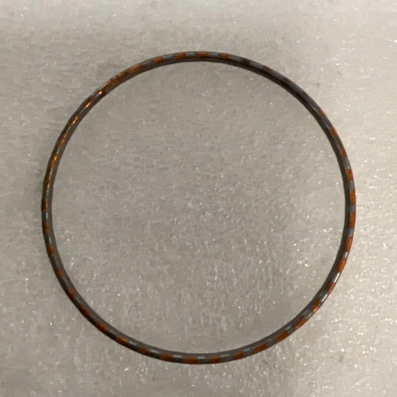 8in Yellow Brown Enamel Bangle Bracelet Lot of 4 Lightweight Stackable Jewelry - Image 7