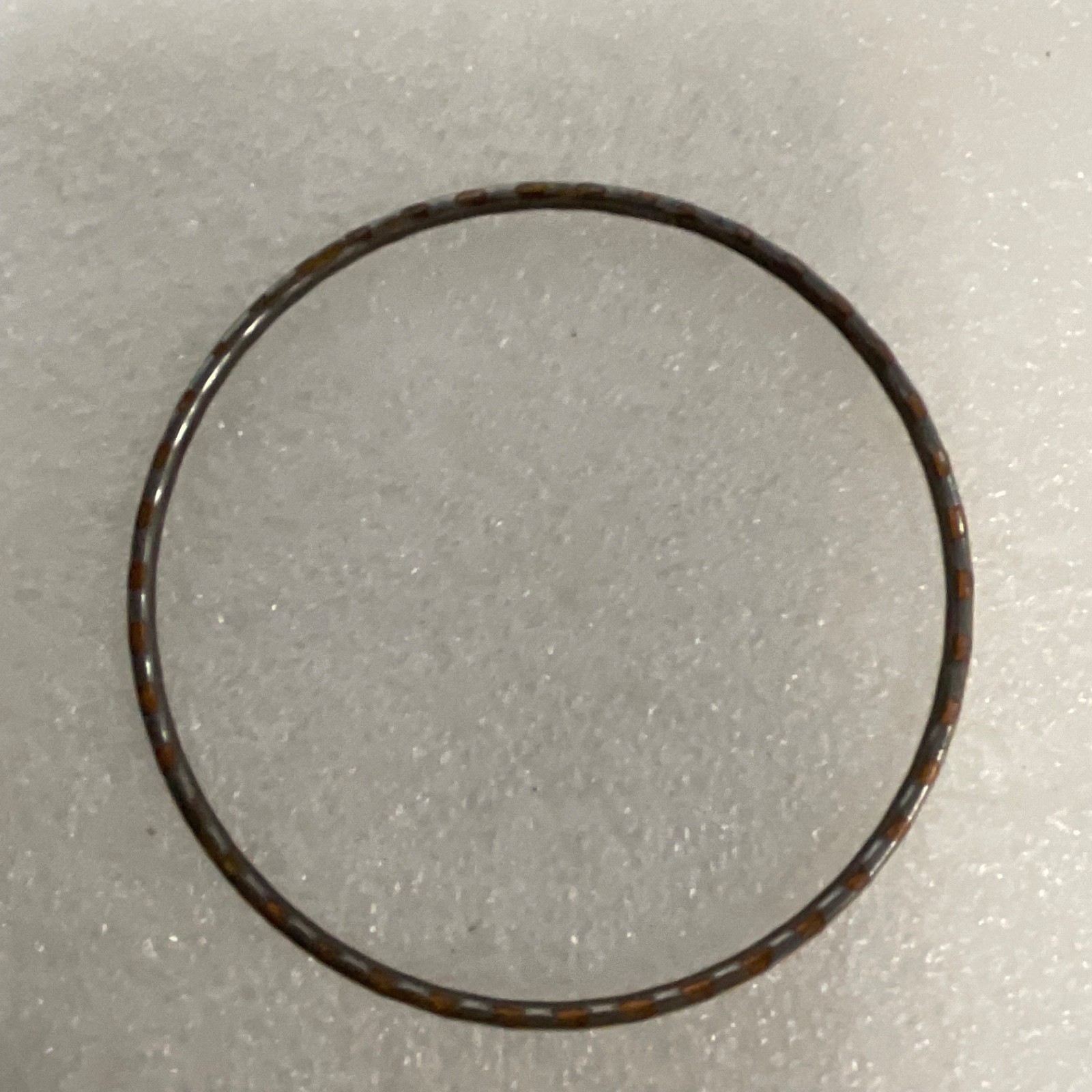 8in Yellow Brown Enamel Bangle Bracelet Lot of 4 Lightweight Stackable Jewelry - Image 8