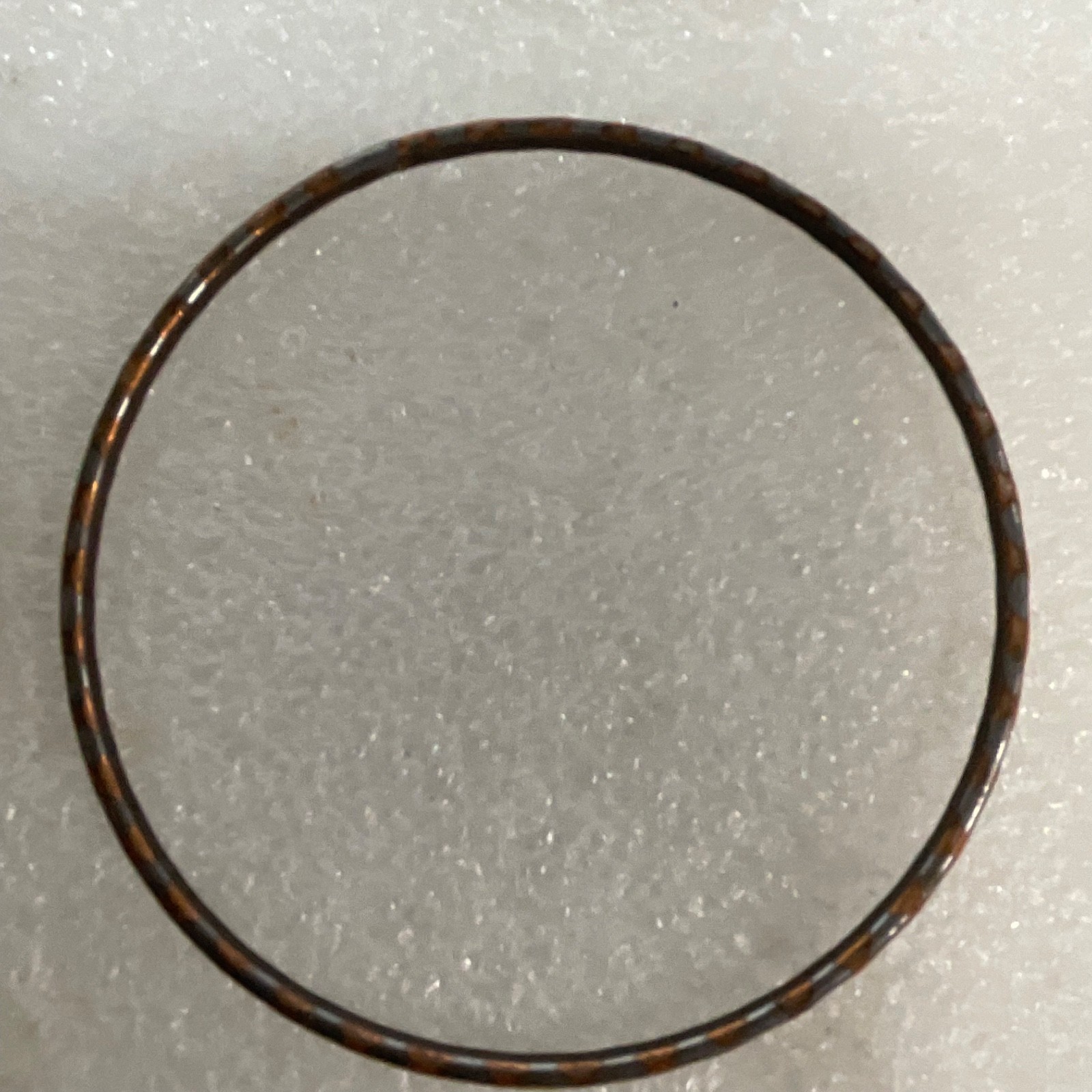 8in Yellow Brown Enamel Bangle Bracelet Lot of 4 Lightweight Stackable Jewelry - Image 10
