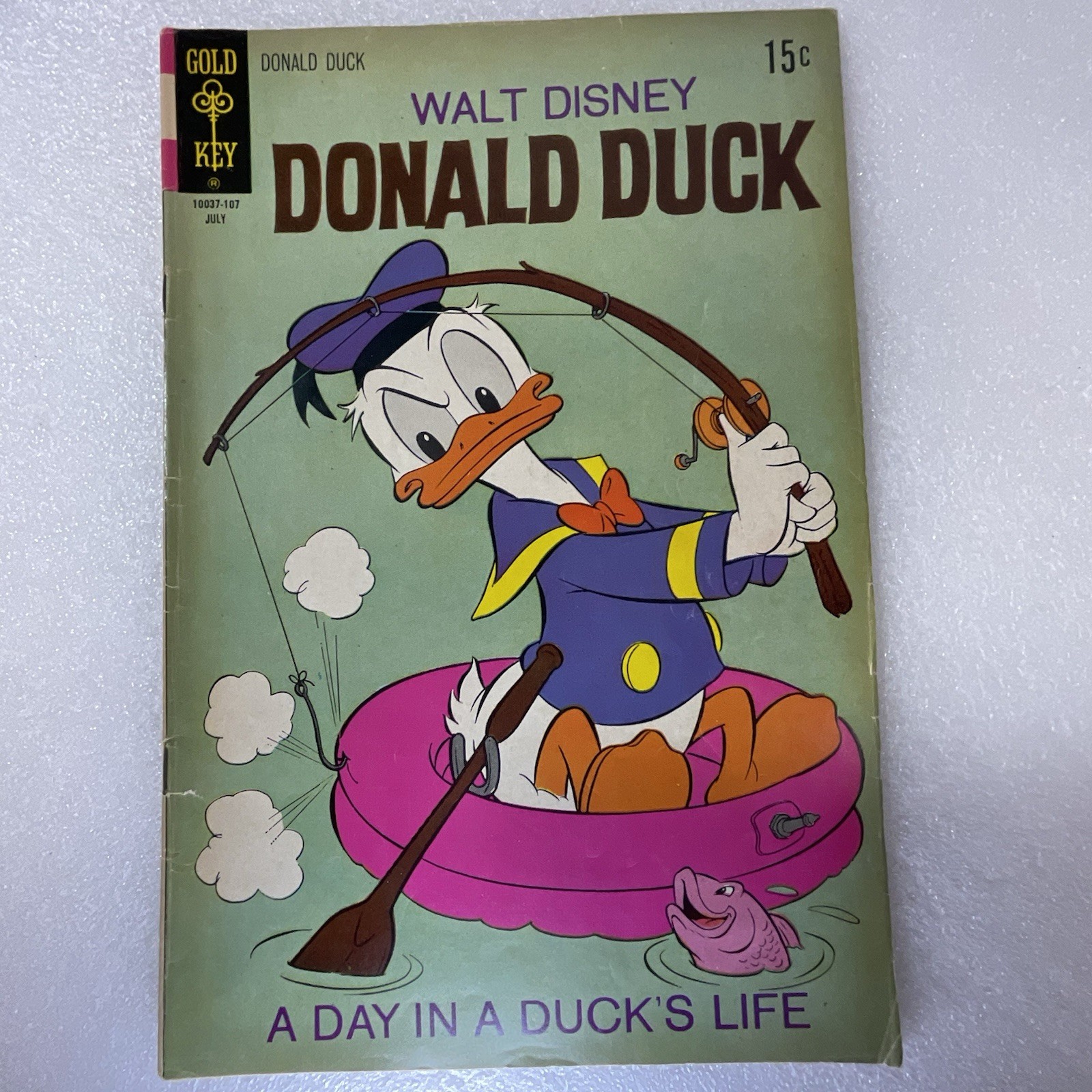 Walt Disney Donald Duck 138 Gold Key Comic 1971 Carl Barks Day In A Duck’s Life - Image 1