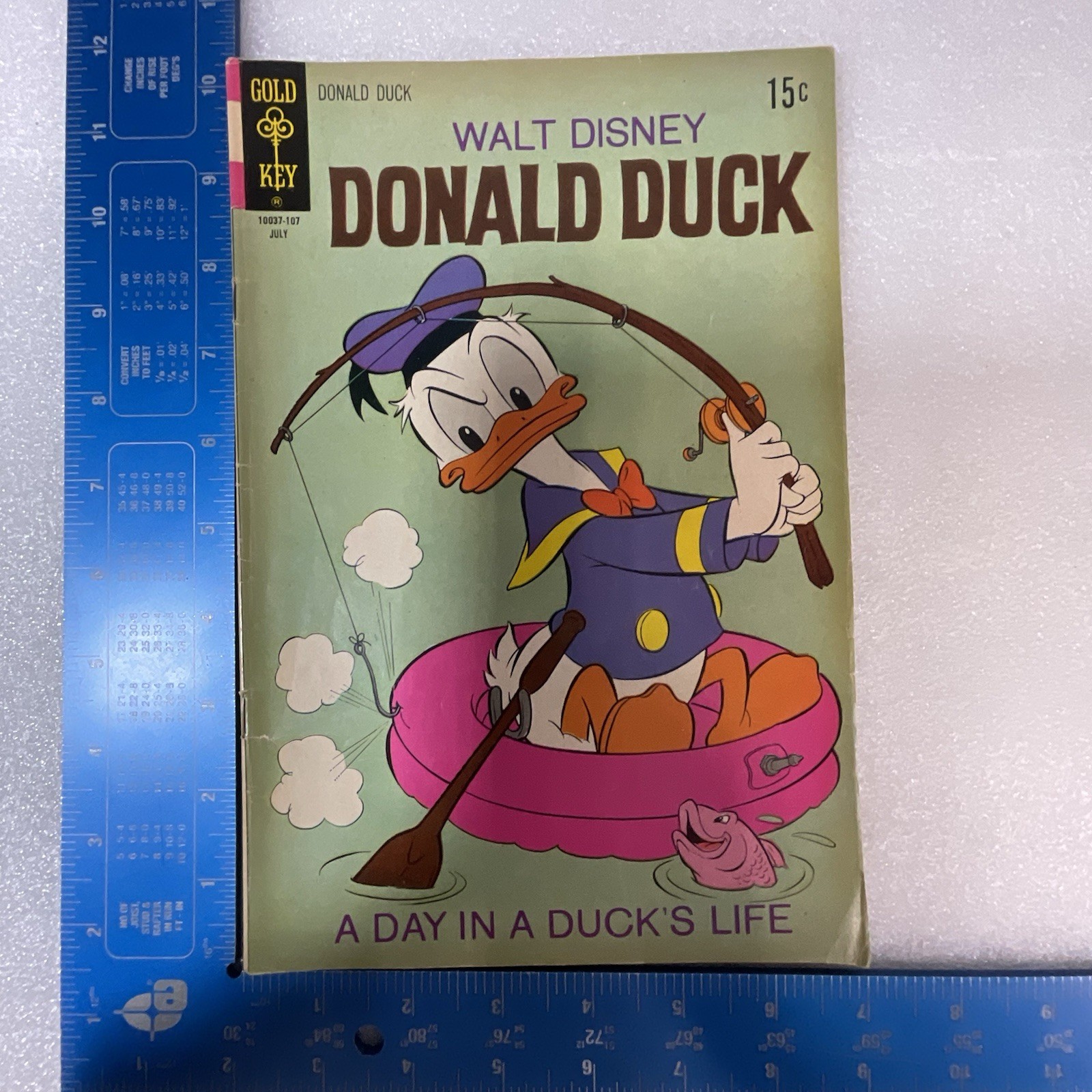 Walt Disney Donald Duck 138 Gold Key Comic 1971 Carl Barks Day In A Duck’s Life - Image 16