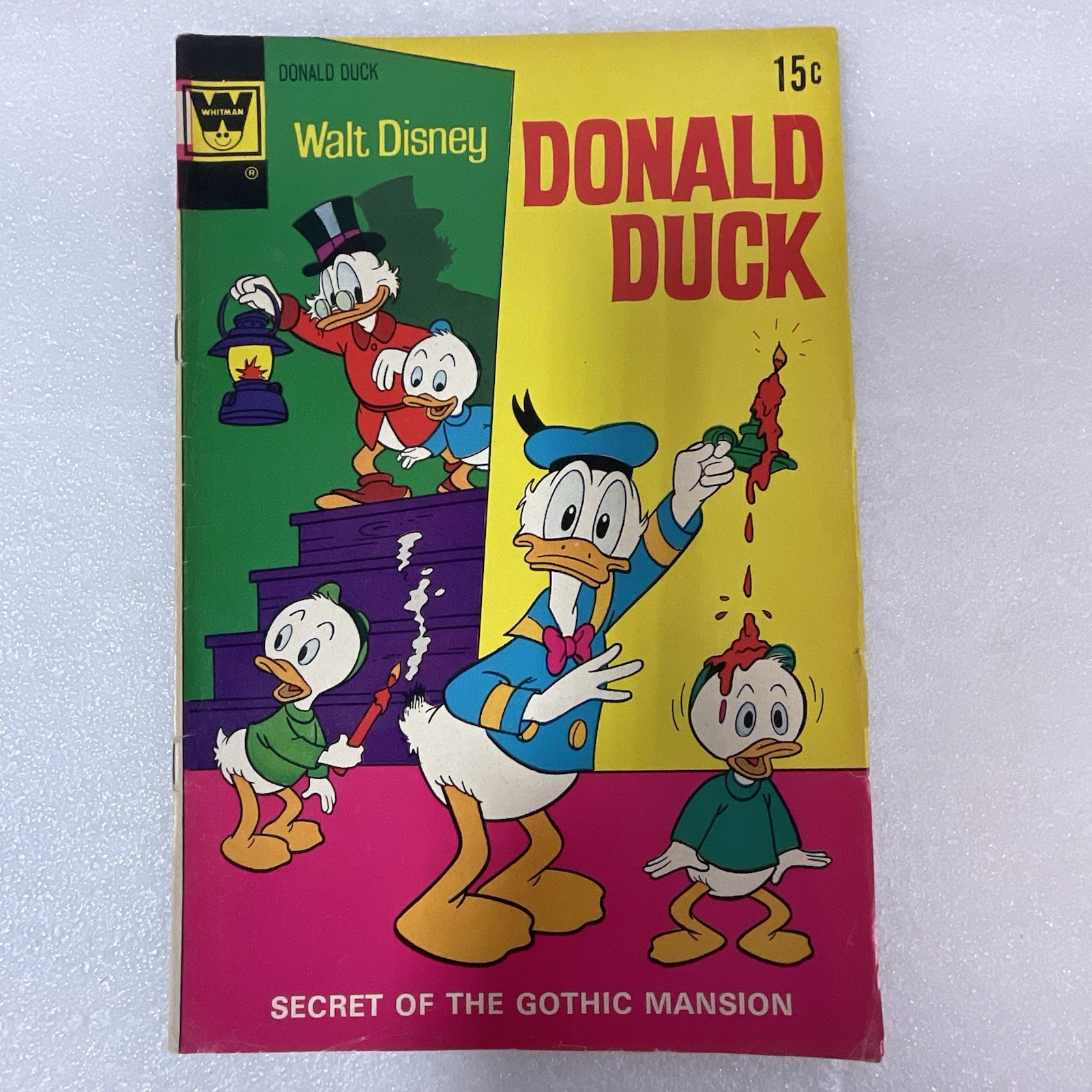 Vtg Walt Disney Donald Duck #144 1972 Secret of the Gothic Mansion GnuReads - Image 1