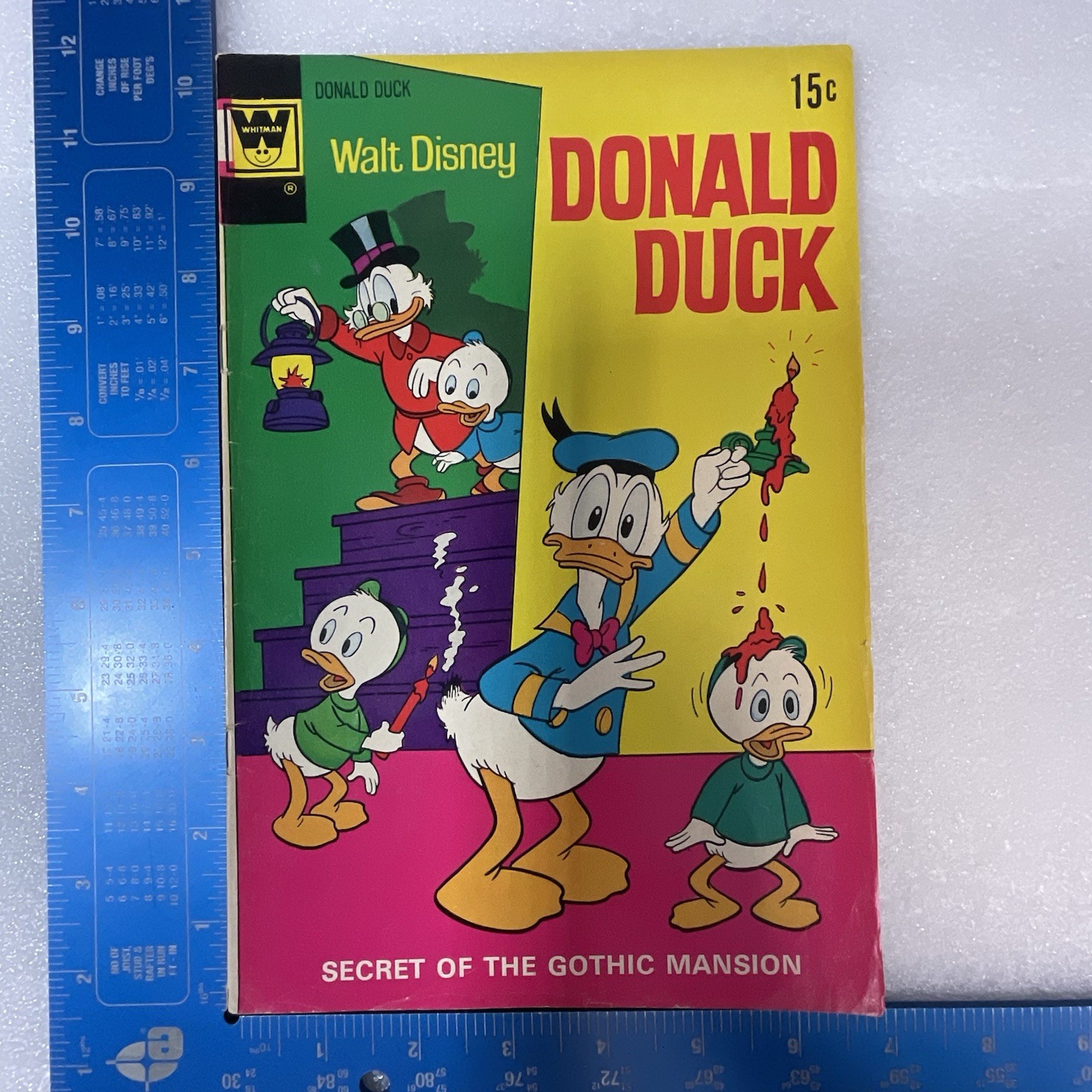 Vtg Walt Disney Donald Duck #144 1972 Secret of the Gothic Mansion GnuReads - Image 3