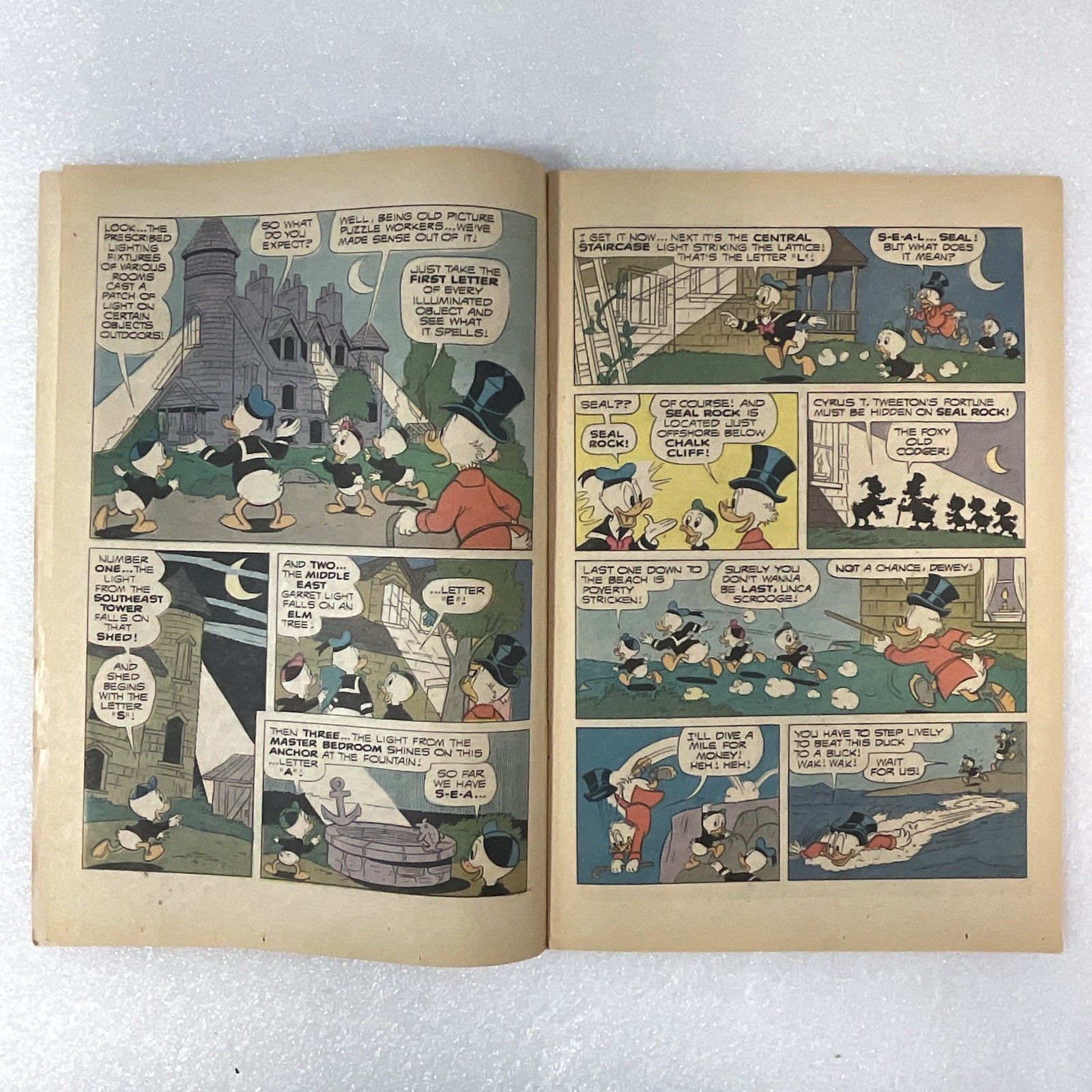 Vtg Walt Disney Donald Duck #144 1972 Secret of the Gothic Mansion GnuReads - Image 6