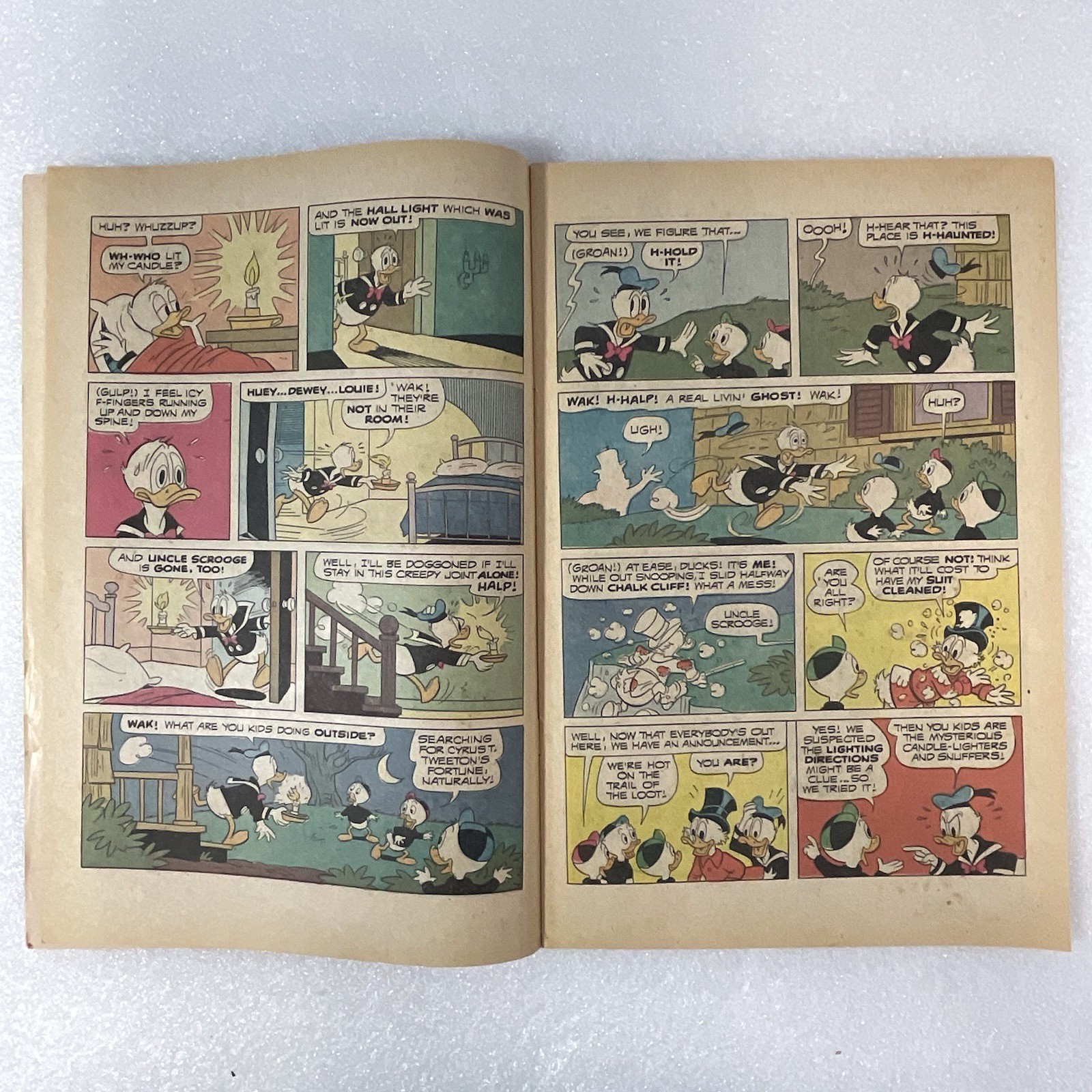 Vtg Walt Disney Donald Duck #144 1972 Secret of the Gothic Mansion GnuReads - Image 7