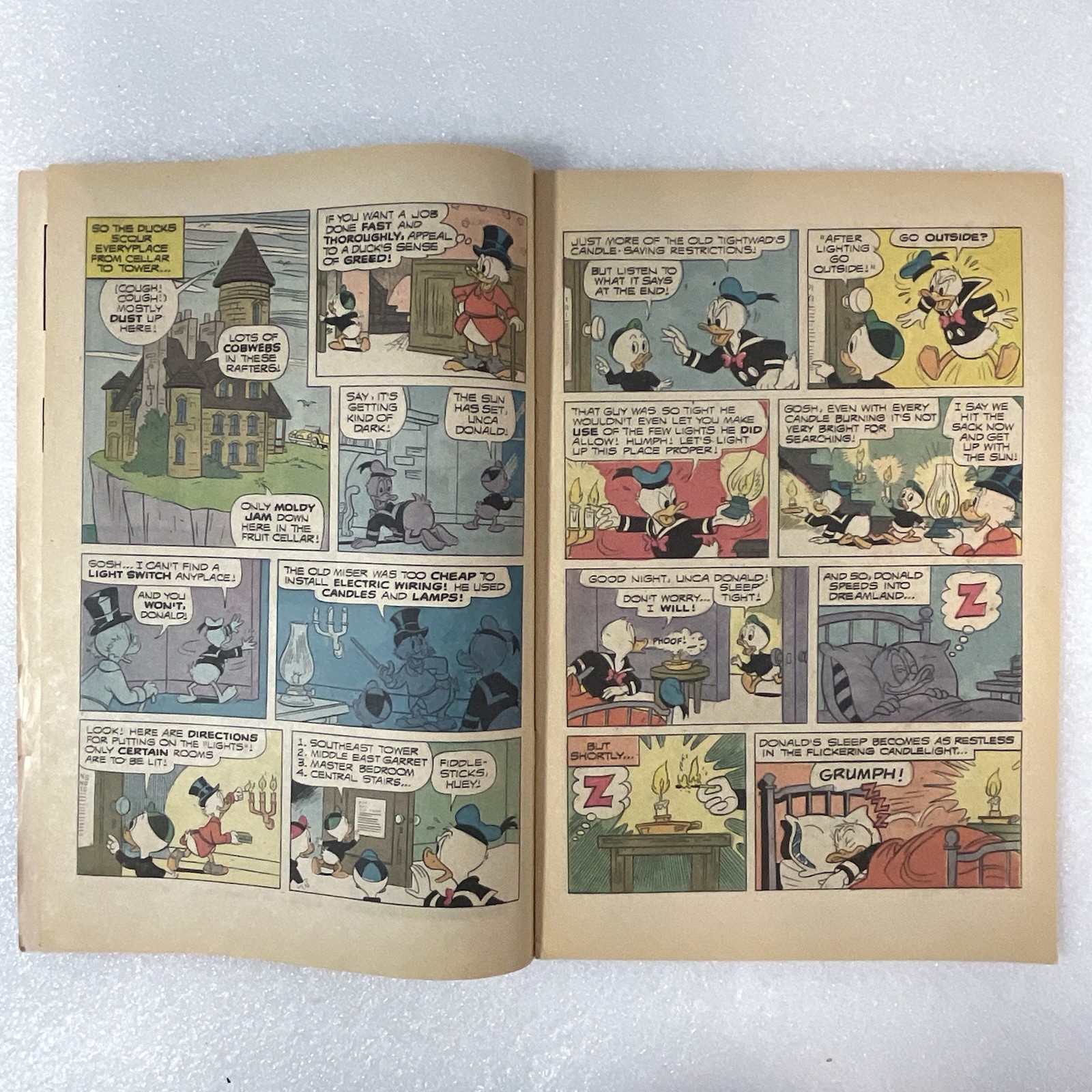 Vtg Walt Disney Donald Duck #144 1972 Secret of the Gothic Mansion GnuReads - Image 8