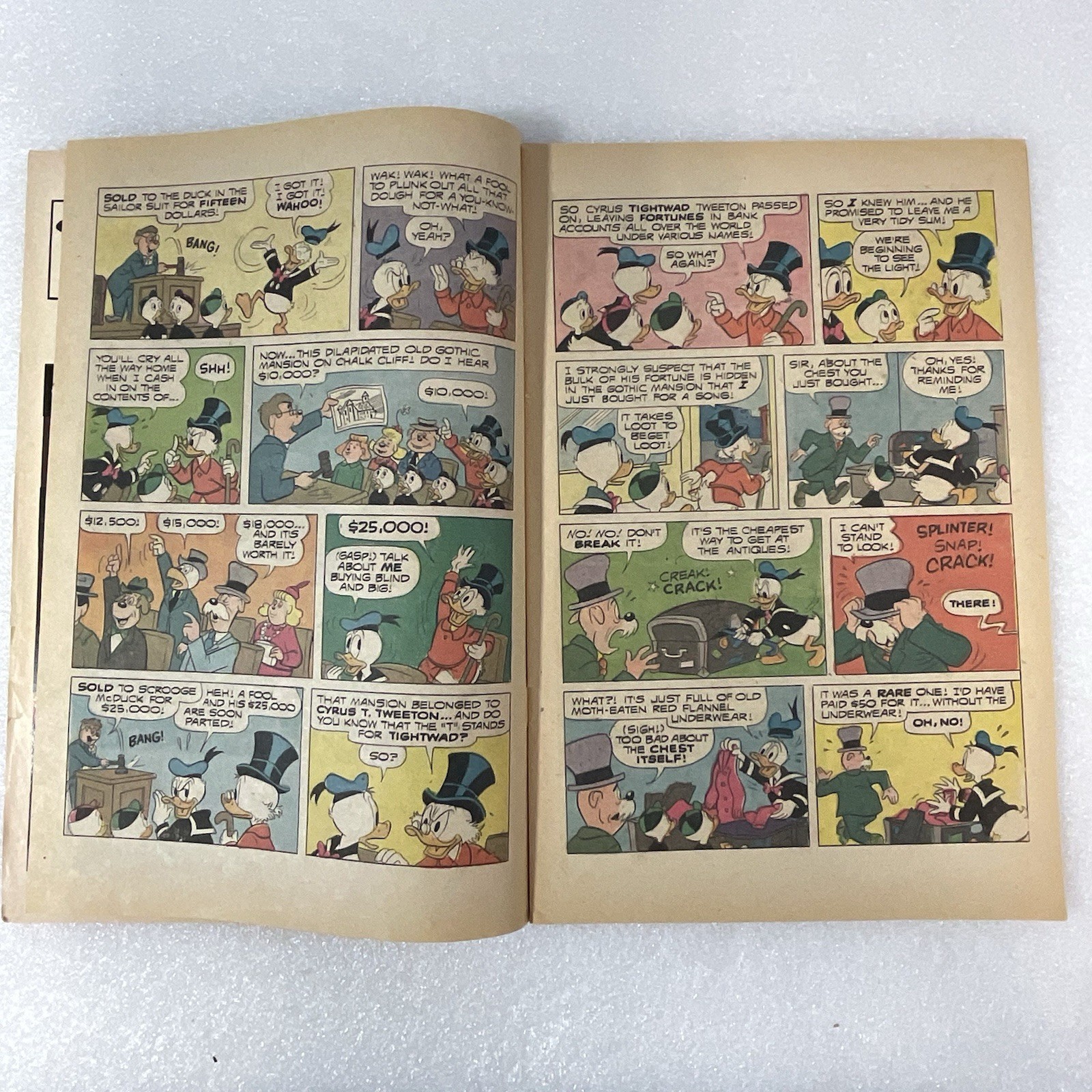 Vtg Walt Disney Donald Duck #144 1972 Secret of the Gothic Mansion GnuReads - Image 10