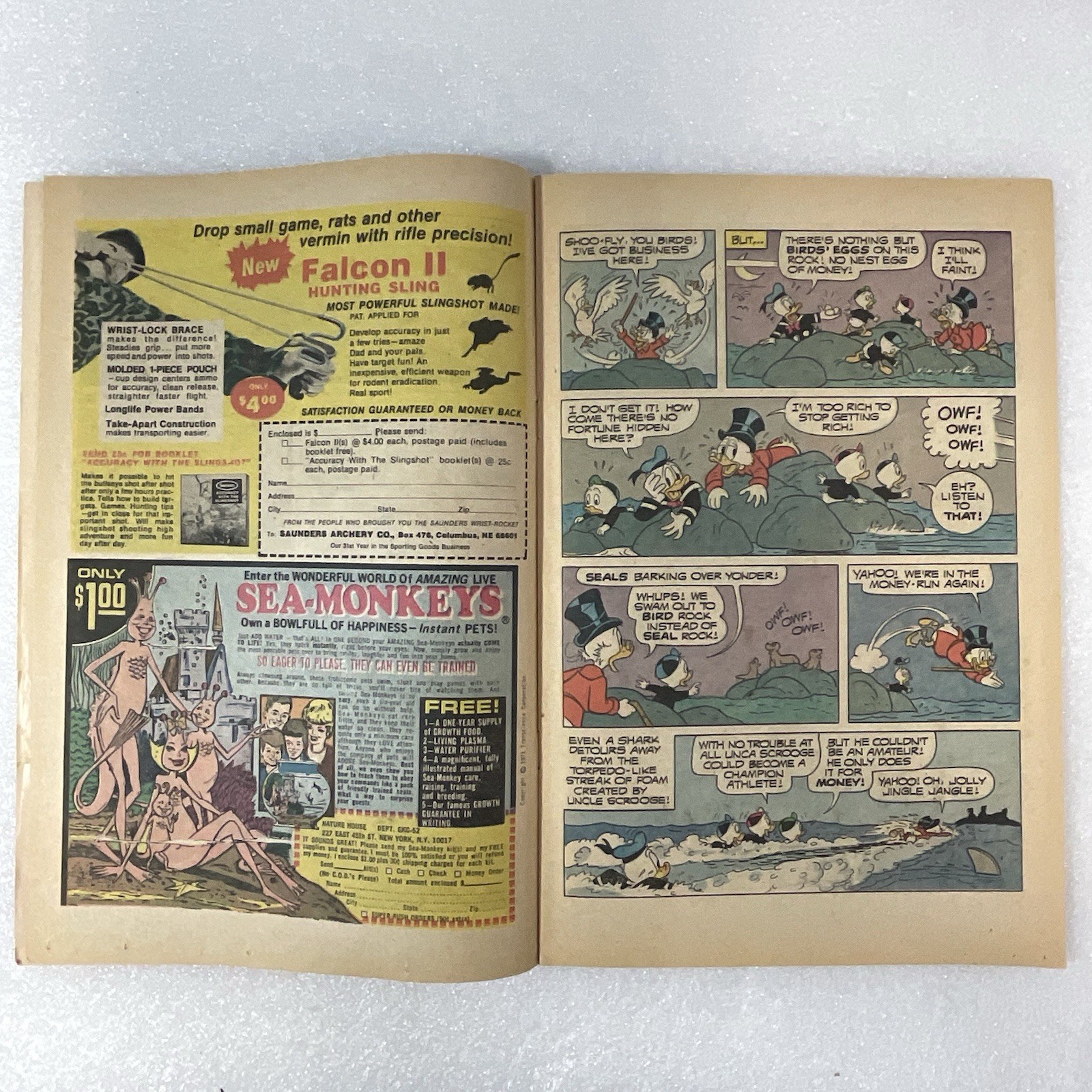 Vtg Walt Disney Donald Duck #144 1972 Secret of the Gothic Mansion GnuReads - Image 11