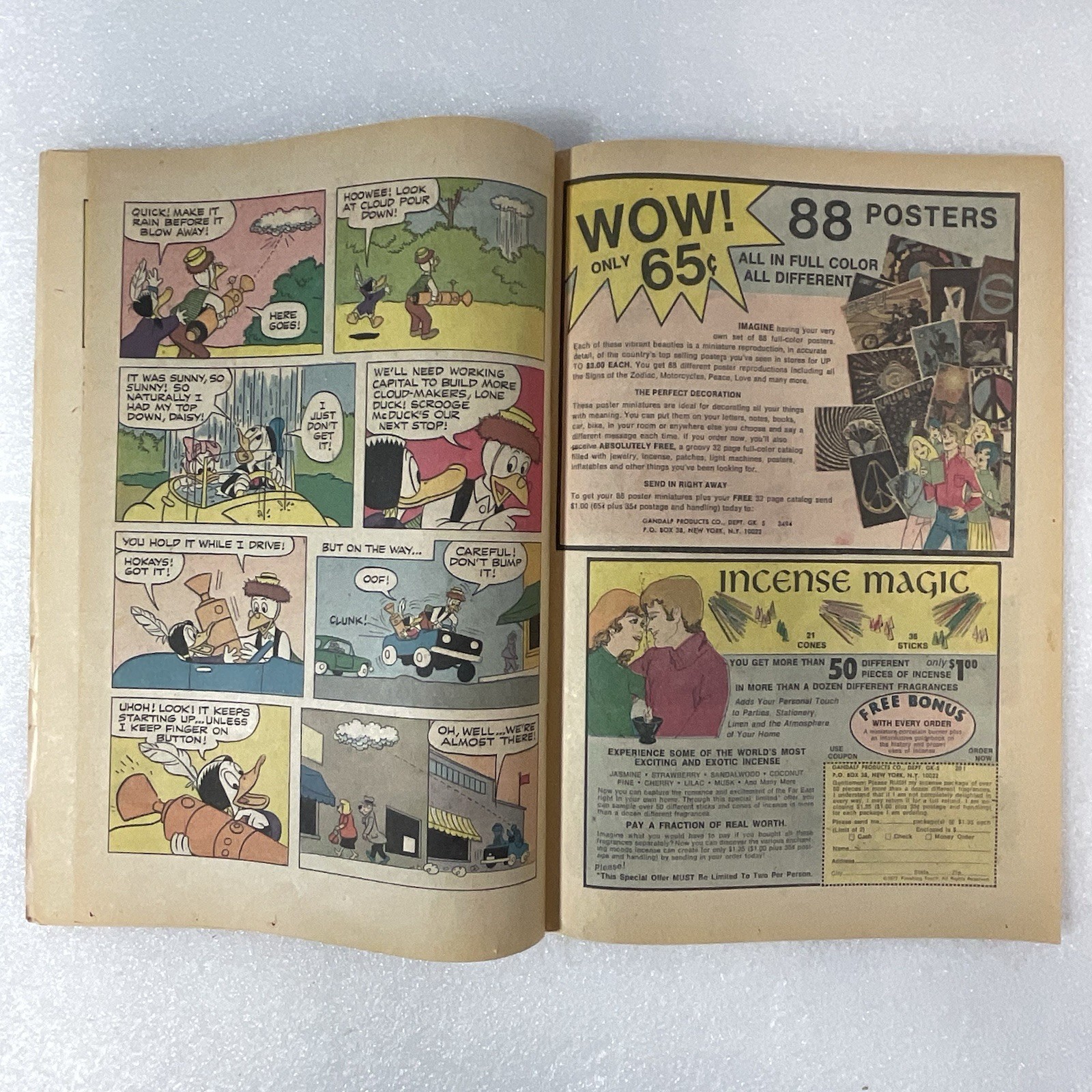 Vtg Walt Disney Donald Duck #144 1972 Secret of the Gothic Mansion GnuReads - Image 13