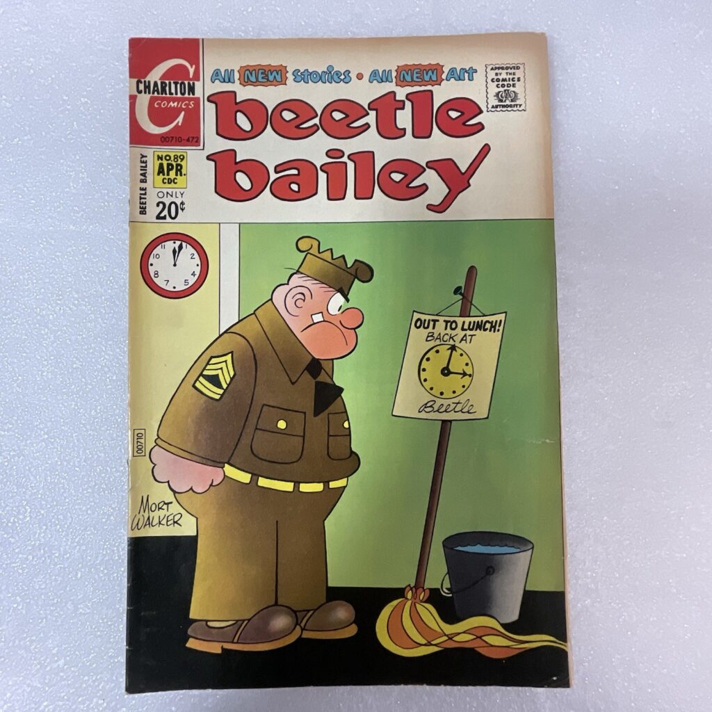 Beetle Bailey Comic Book April 1972 No 89 Charlton Comics GnuReads - Image 1