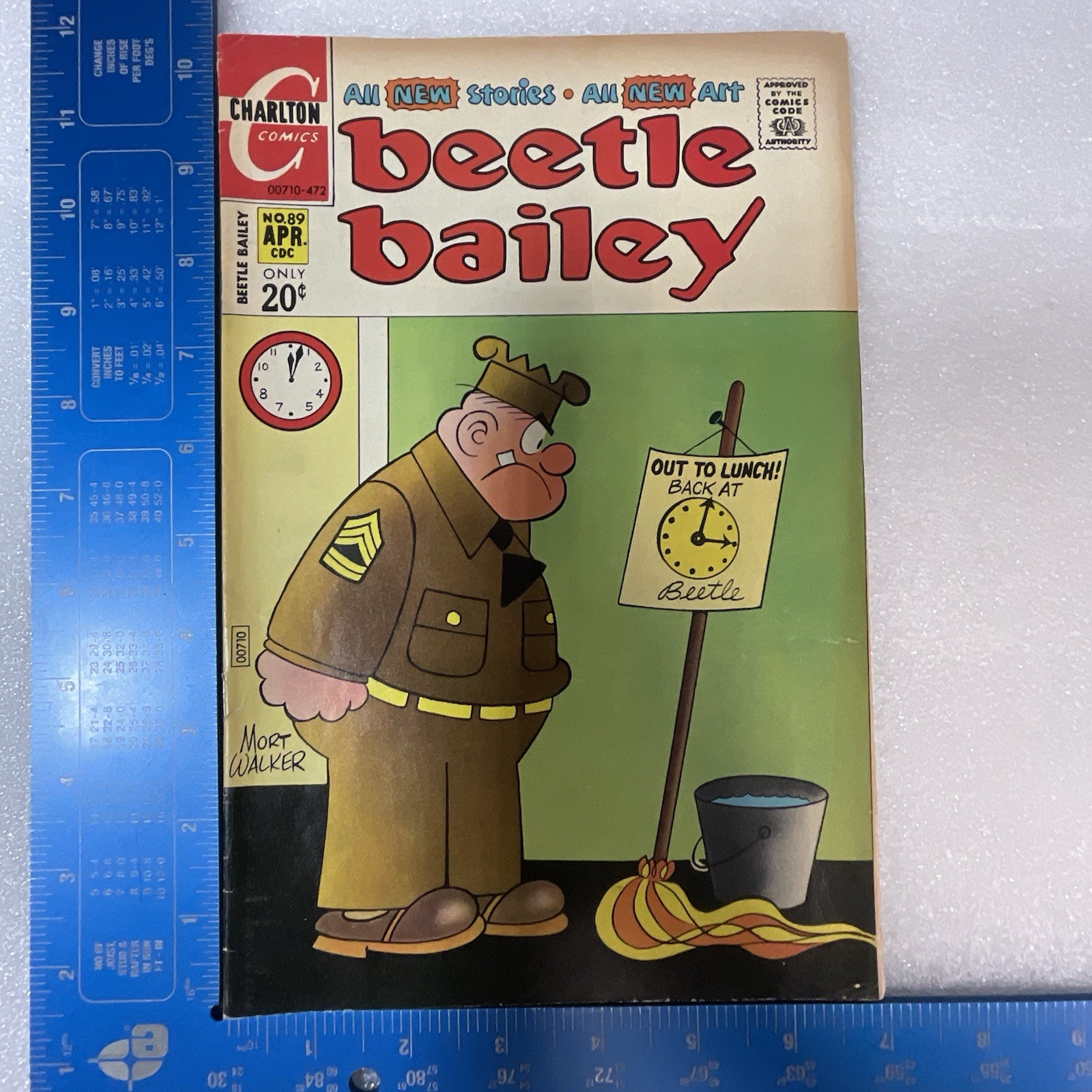 Beetle Bailey Comic Book April 1972 No 89 Charlton Comics GnuReads - Image 4