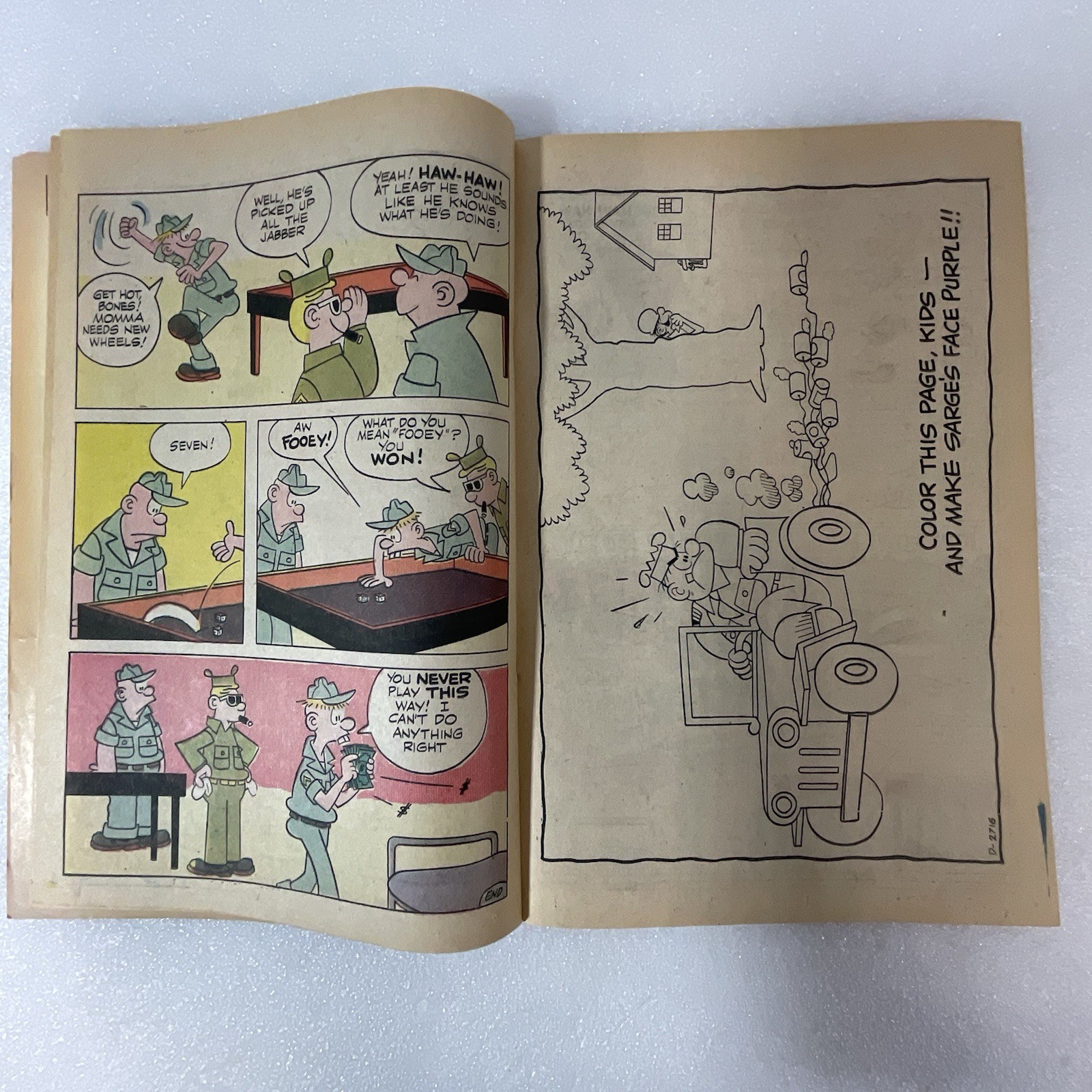Beetle Bailey Comic Book April 1972 No 89 Charlton Comics GnuReads - Image 14