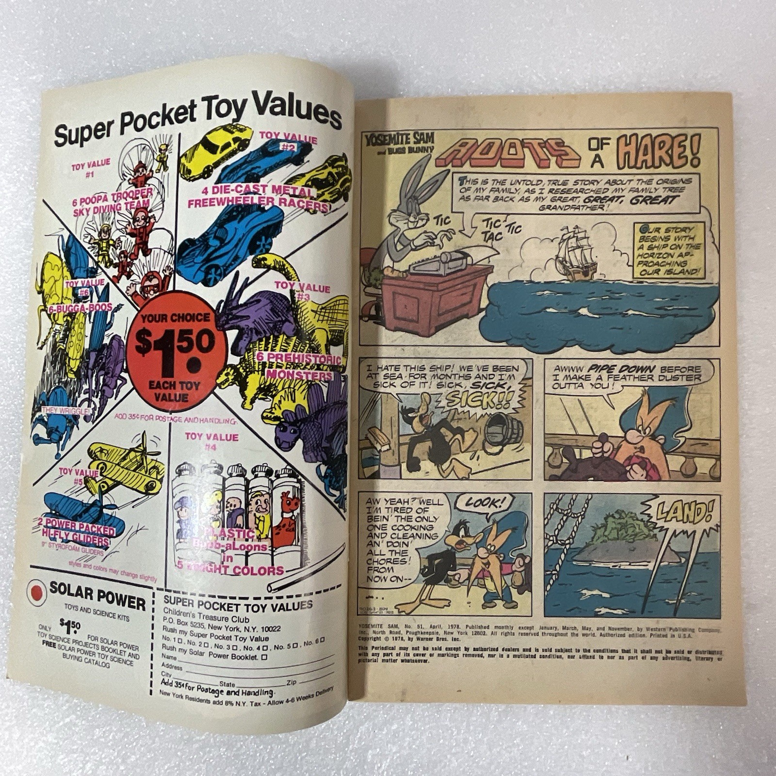 Yosemite Sam And Bugs Bunny #51 1978 Gold Key Comic Book GnuReads - Image 4