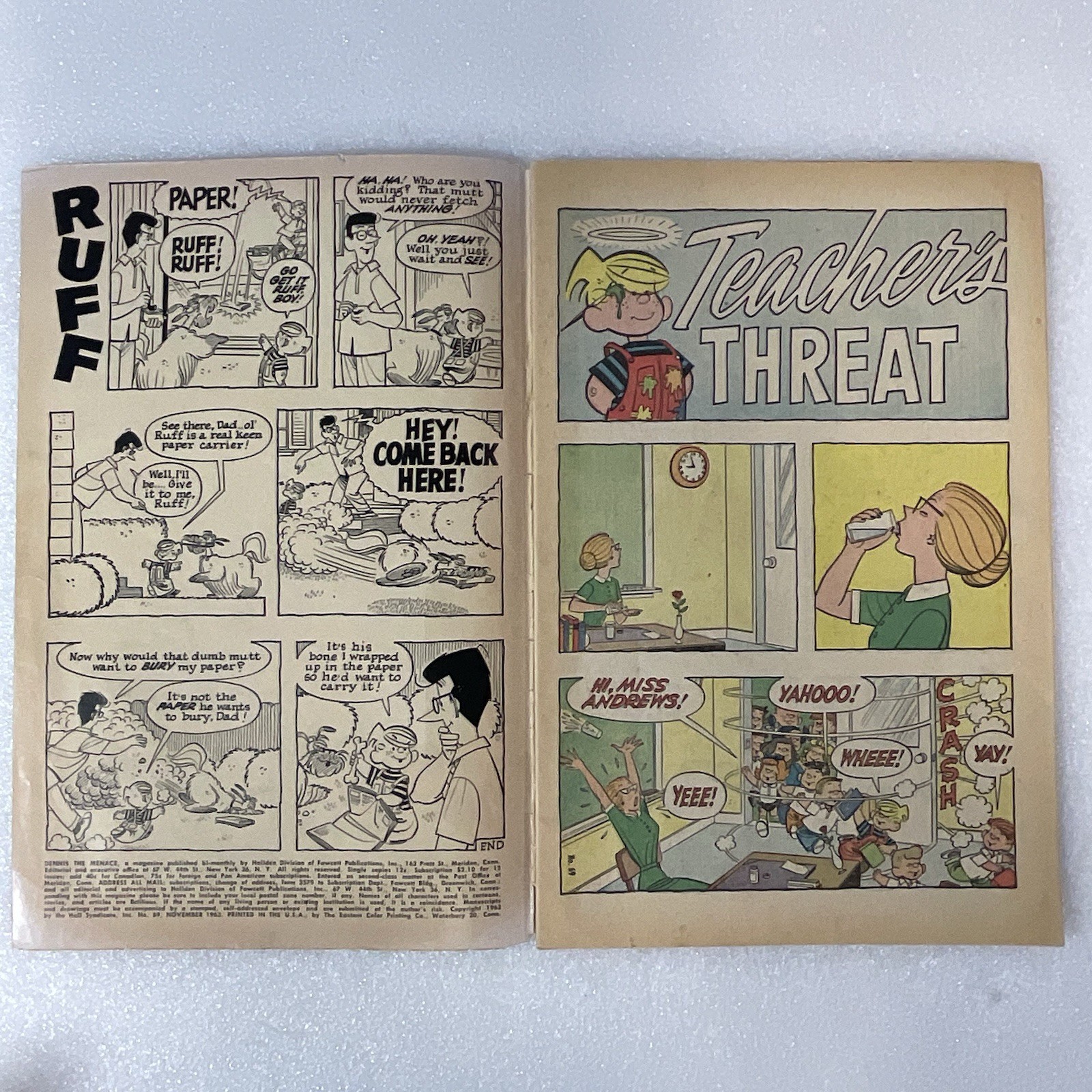 Dennis the Menace #69 November 1963 Dog Waggon! GnuReads - Image 6