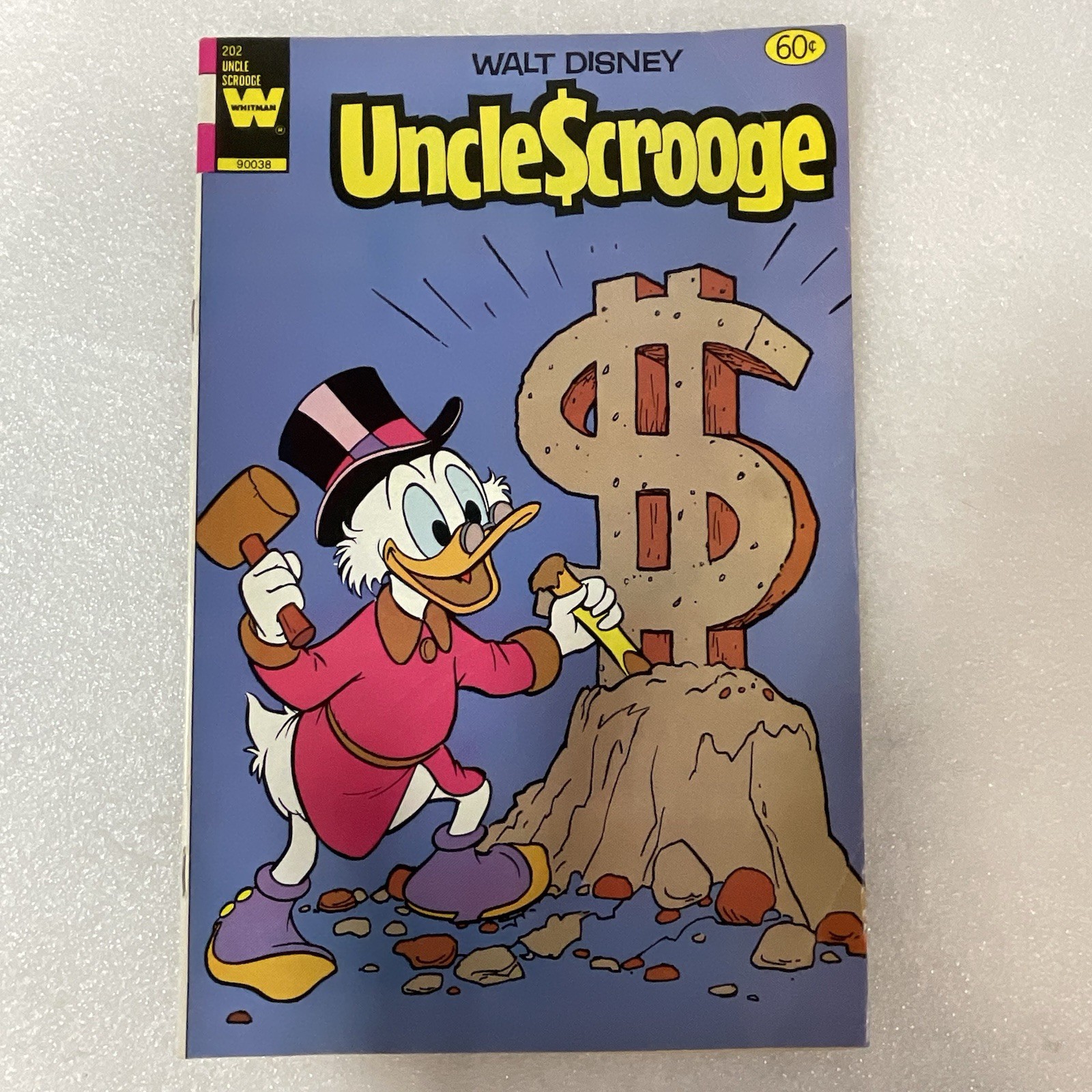 Walt Disney Uncle Scrooge Comic Book #202 1982 GnuReads - Image 1