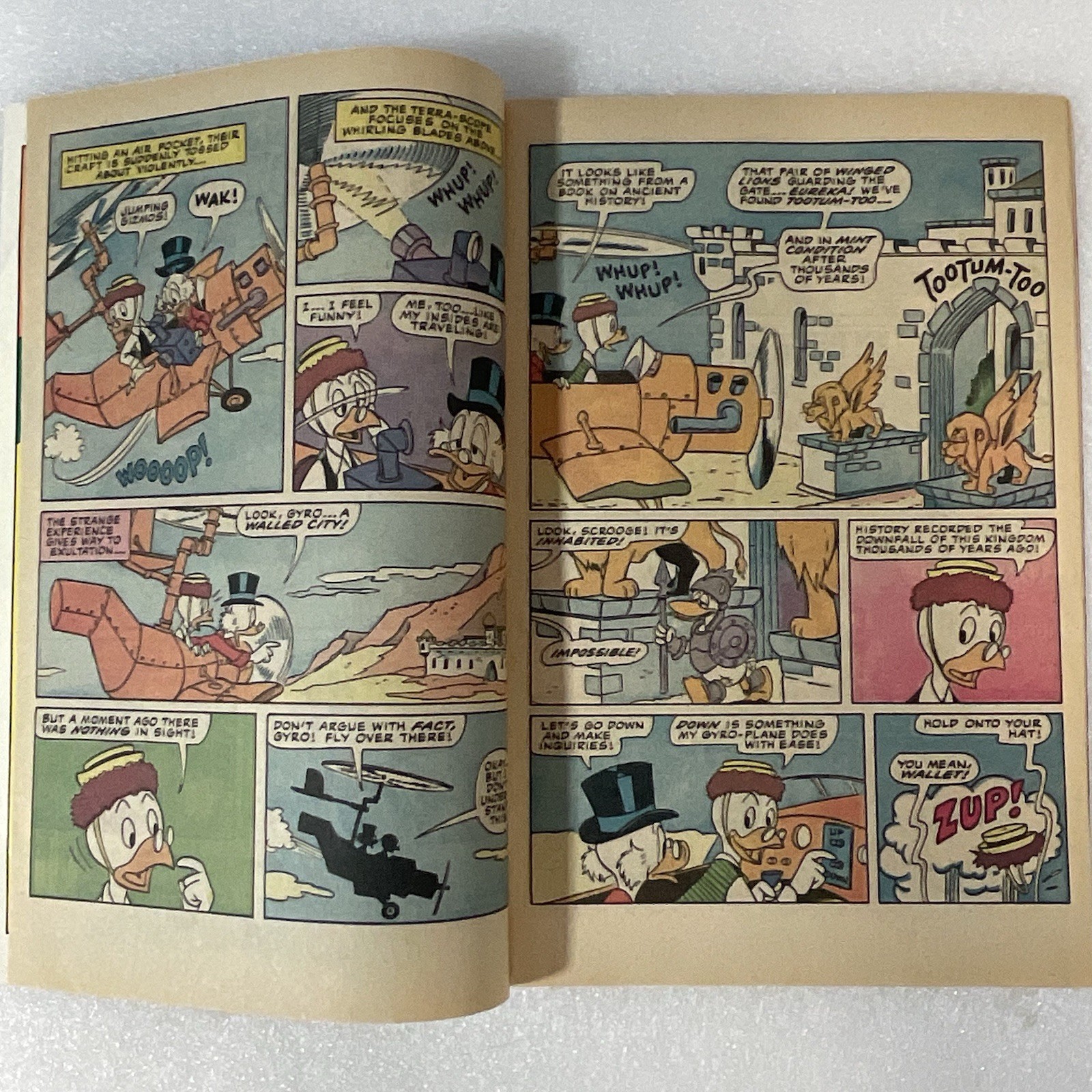 Walt Disney Uncle Scrooge Comic Book #202 1982 GnuReads - Image 4