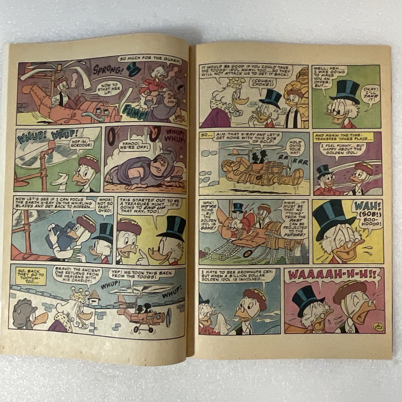 Walt Disney Uncle Scrooge Comic Book #202 1982 GnuReads - Image 9