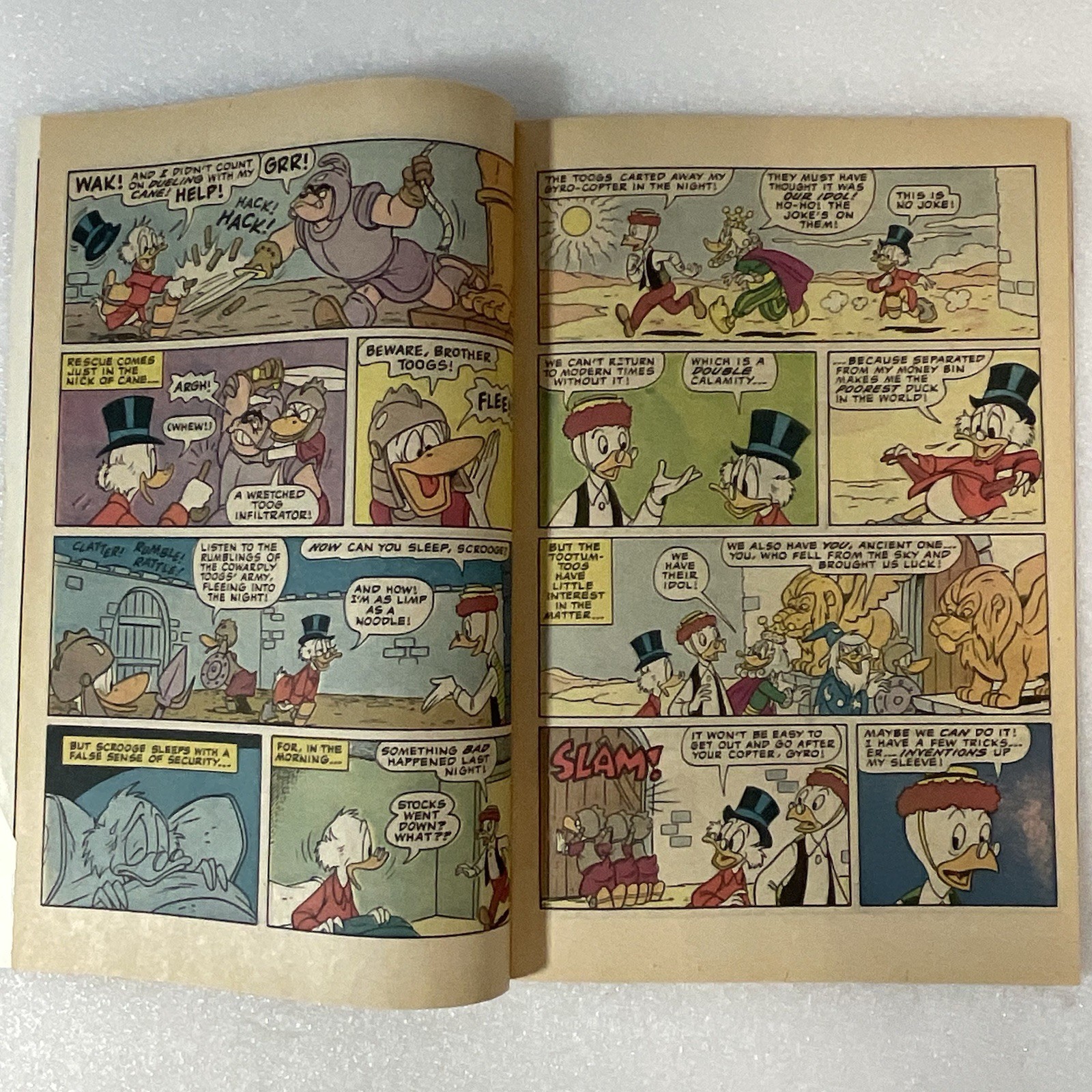 Walt Disney Uncle Scrooge Comic Book #202 1982 GnuReads - Image 11