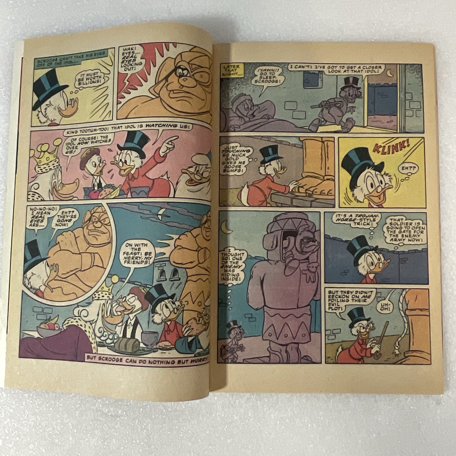 Walt Disney Uncle Scrooge Comic Book #202 1982 GnuReads - Image 12