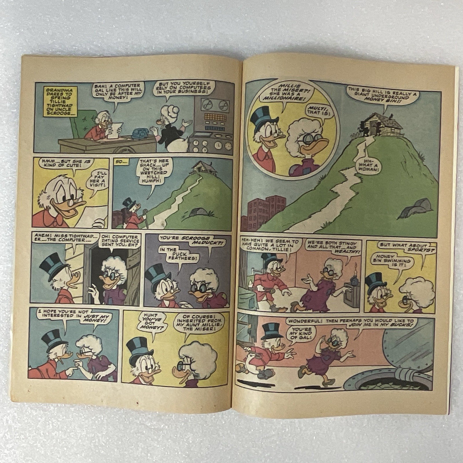 Walt Disney Uncle Scrooge Comic Book #202 1982 GnuReads - Image 14
