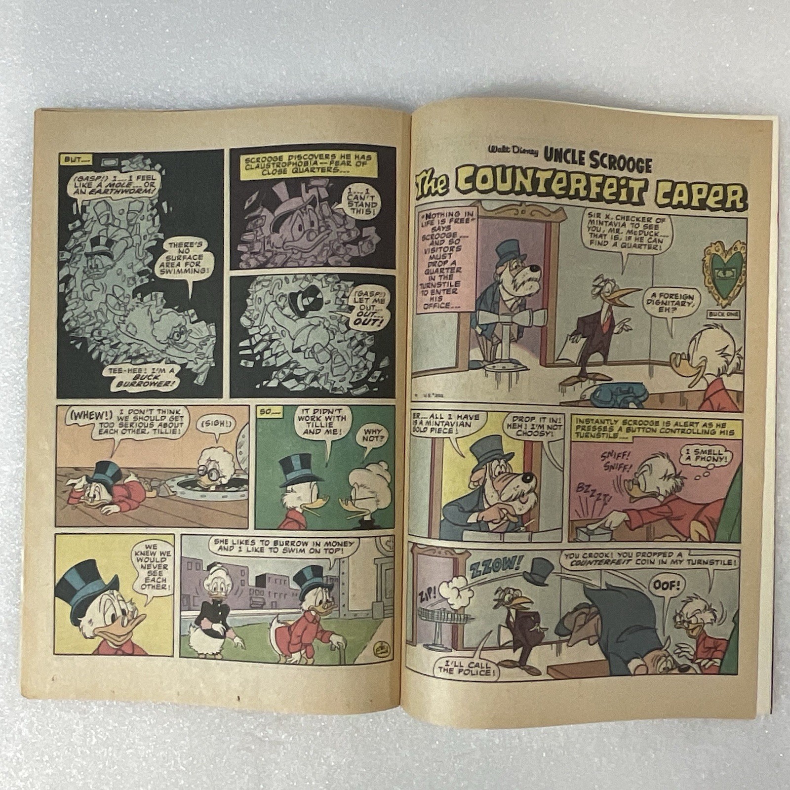 Walt Disney Uncle Scrooge Comic Book #202 1982 GnuReads - Image 13