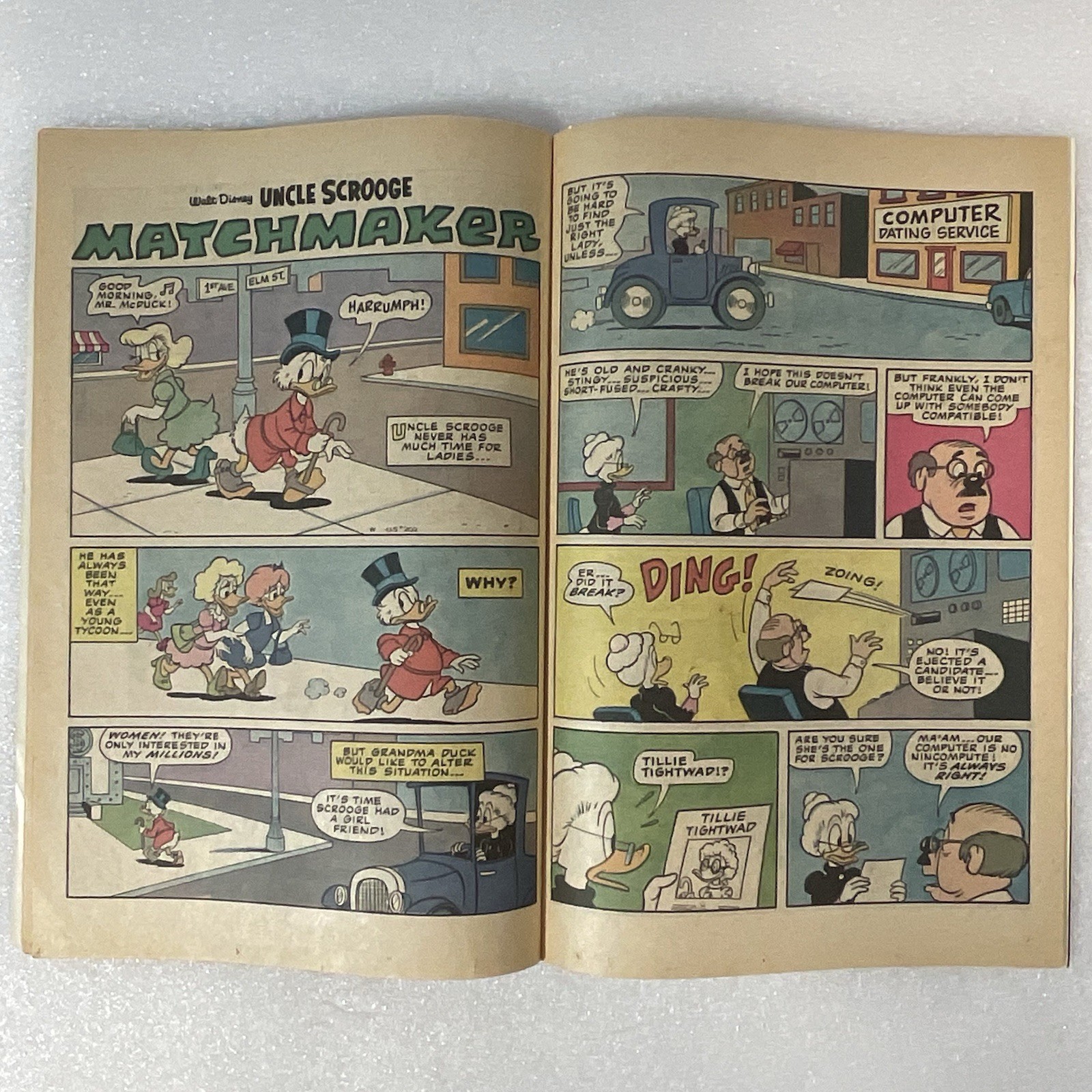 Walt Disney Uncle Scrooge Comic Book #202 1982 GnuReads - Image 15