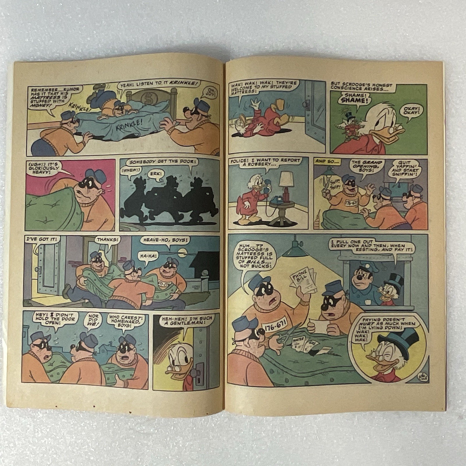 Walt Disney Uncle Scrooge Comic Book #202 1982 GnuReads - Image 16