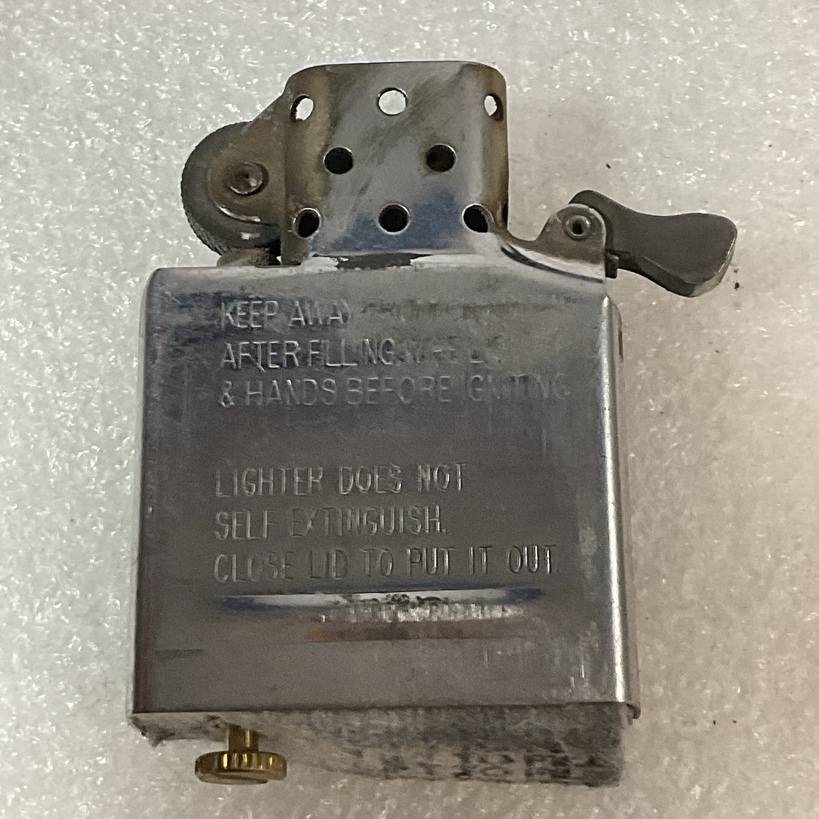 Zippo Chrome Lighter Preowned Date CodeG10 July 2010 - Image 11