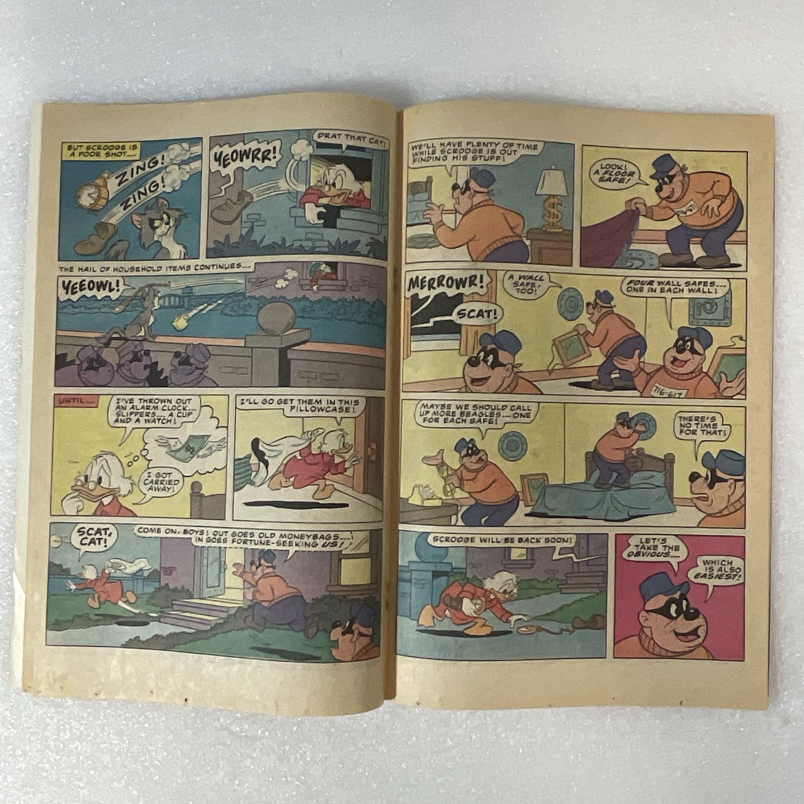 Walt Disney Uncle Scrooge Comic Book #202 1982 GnuReads - Image 17