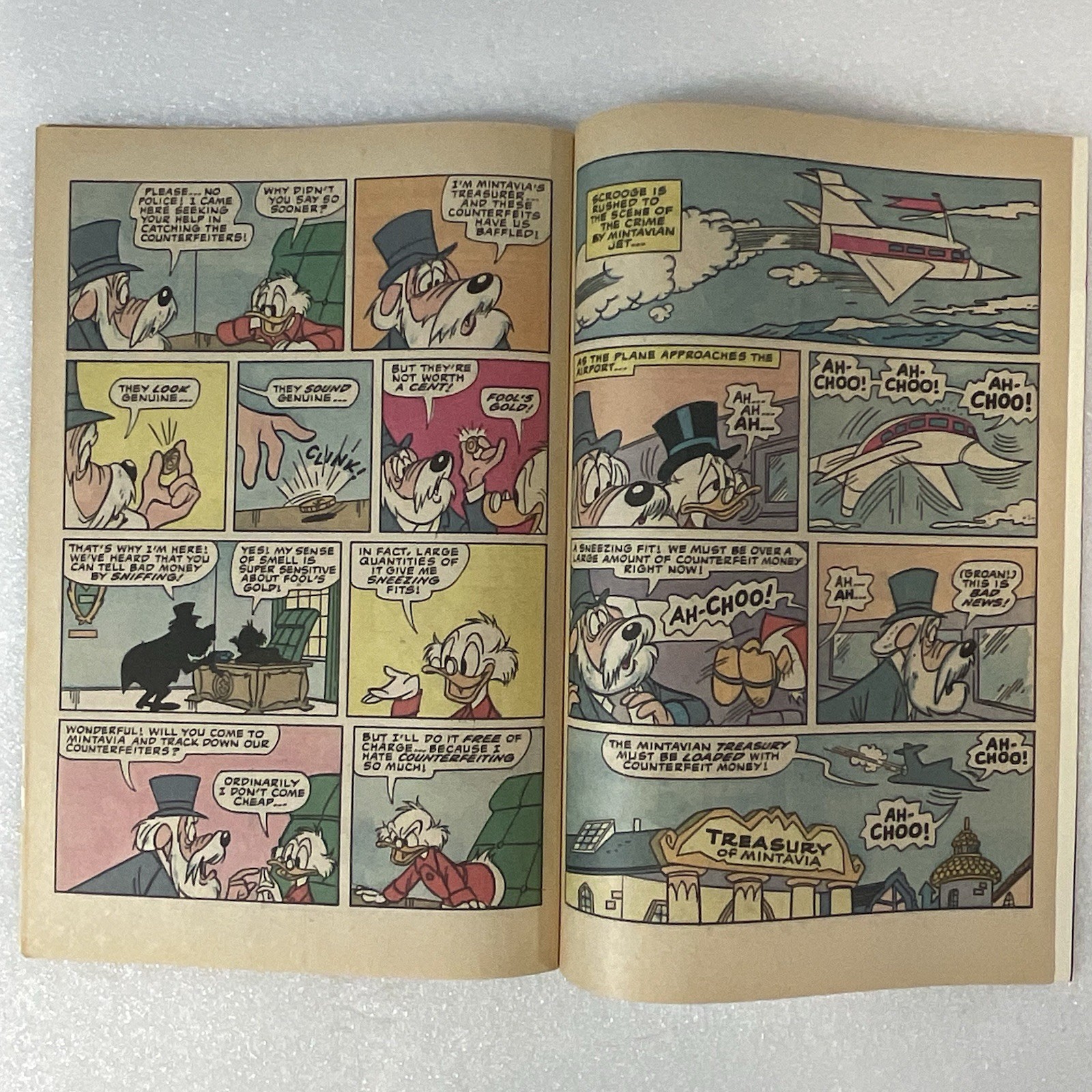 Walt Disney Uncle Scrooge Comic Book #202 1982 GnuReads - Image 18
