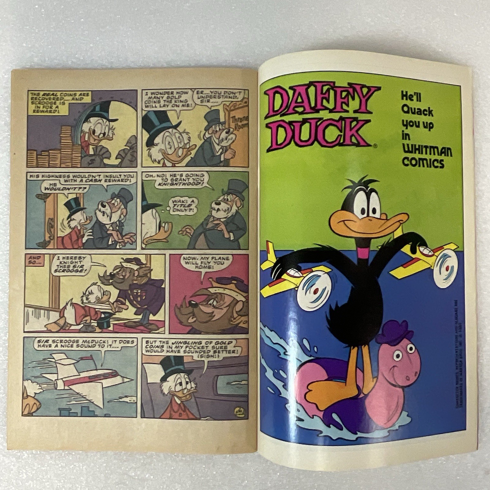 Walt Disney Uncle Scrooge Comic Book #202 1982 GnuReads - Image 21