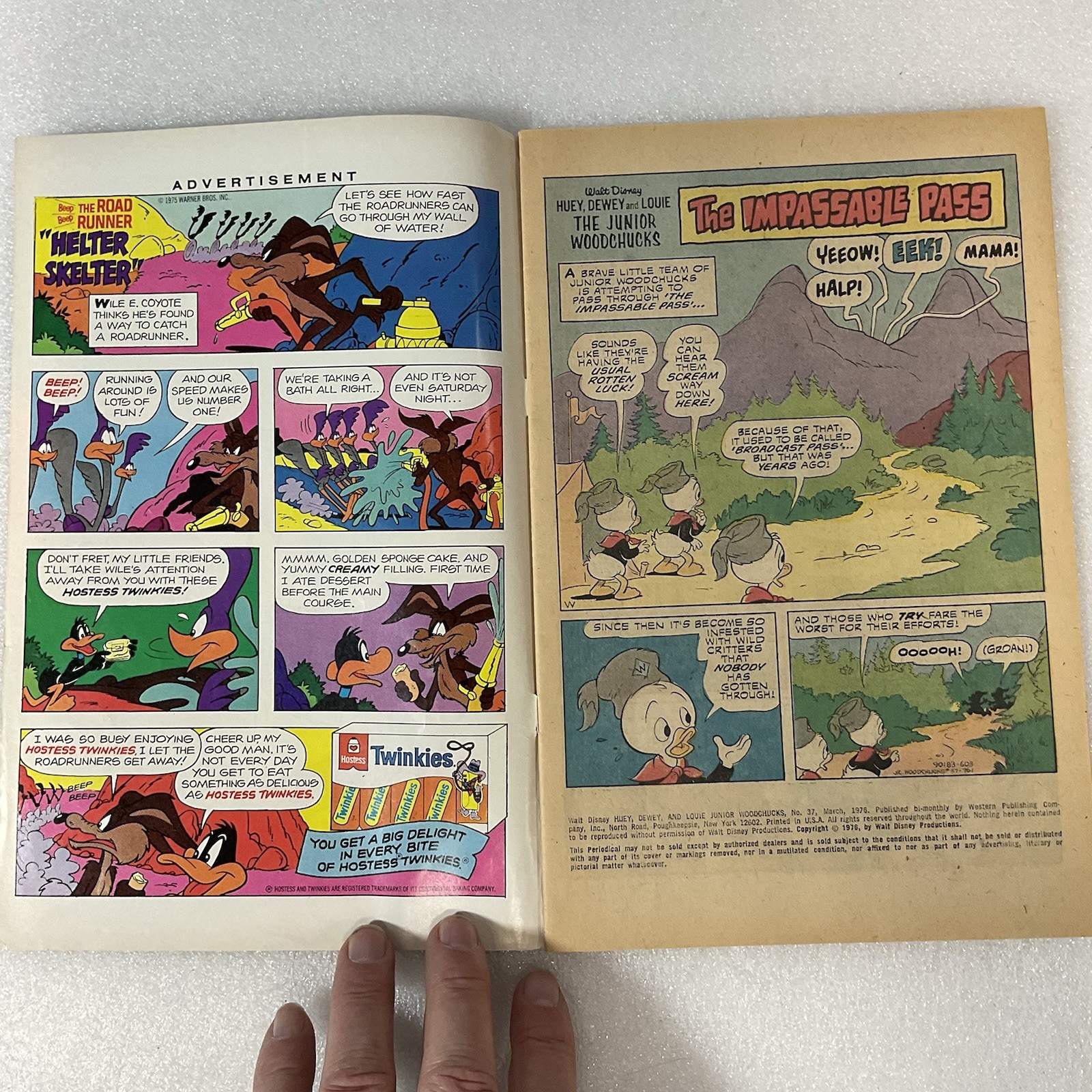 Walt Disney Huey Dewey and Louie Junior Woodchucks #37 1976 Comic Book Gold Key - Image 4