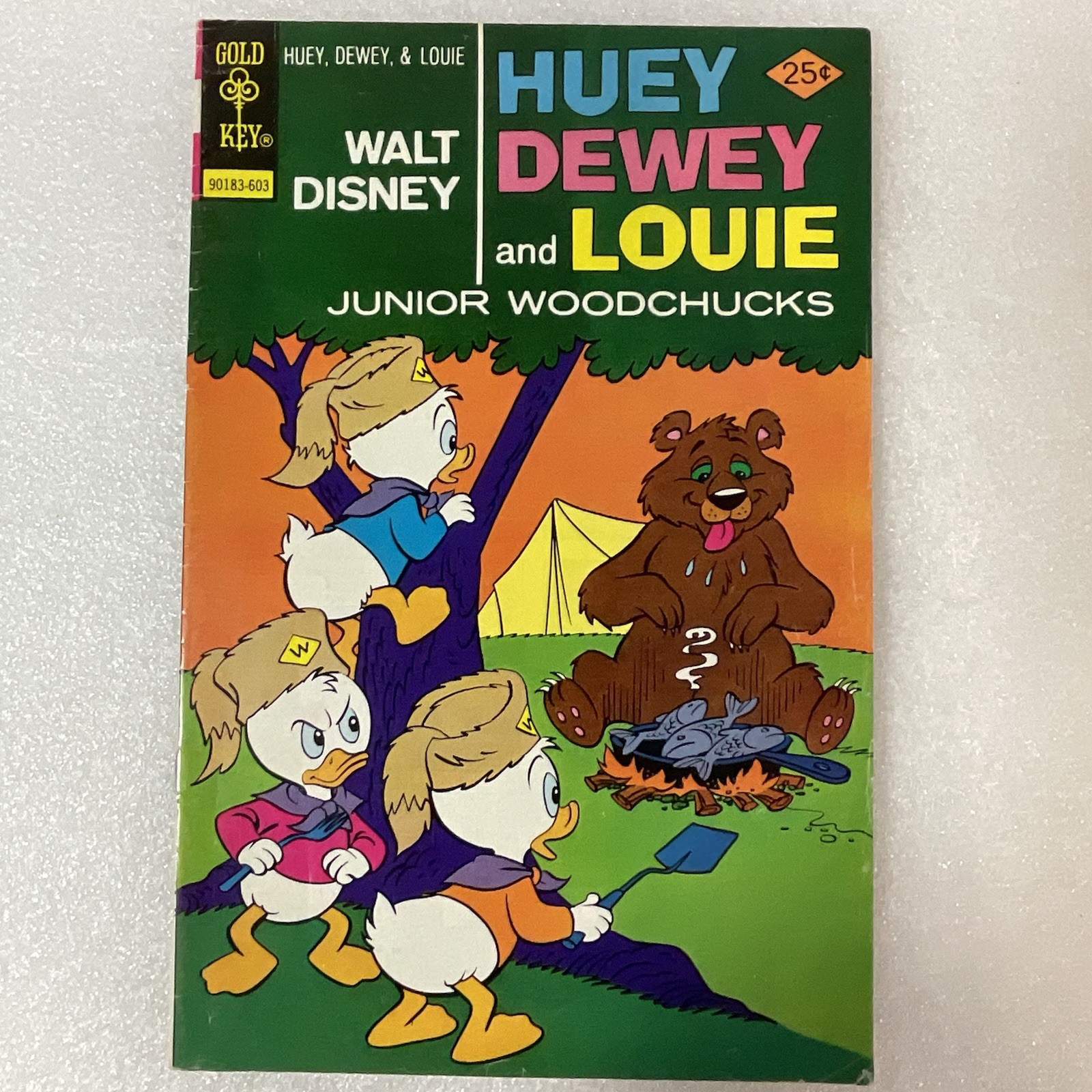 Walt Disney Huey Dewey and Louie Junior Woodchucks #37 1976 Comic Book Gold Key - Image 1