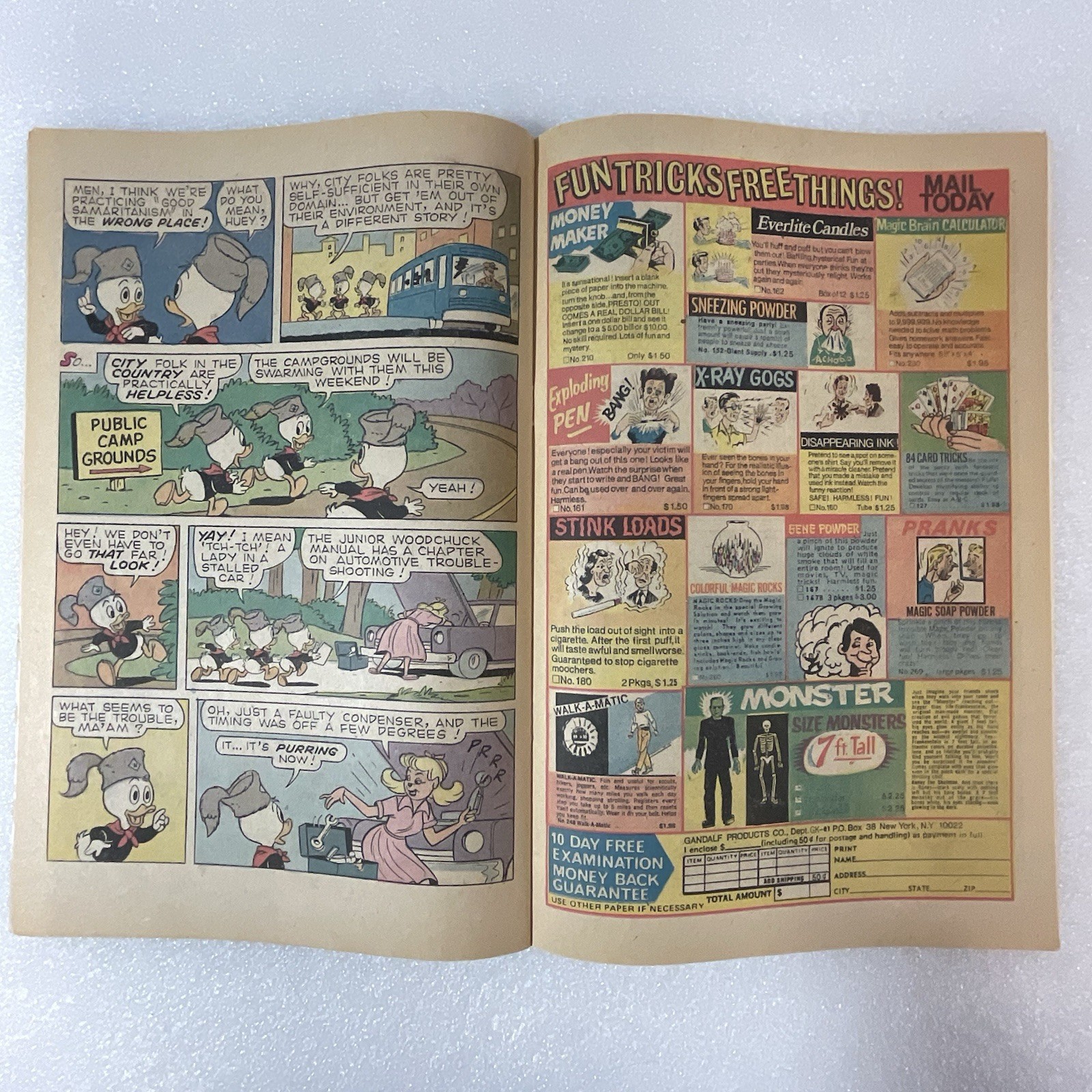 Walt Disney Huey Dewey and Louie Junior Woodchucks #37 1976 Comic Book Gold Key - Image 13