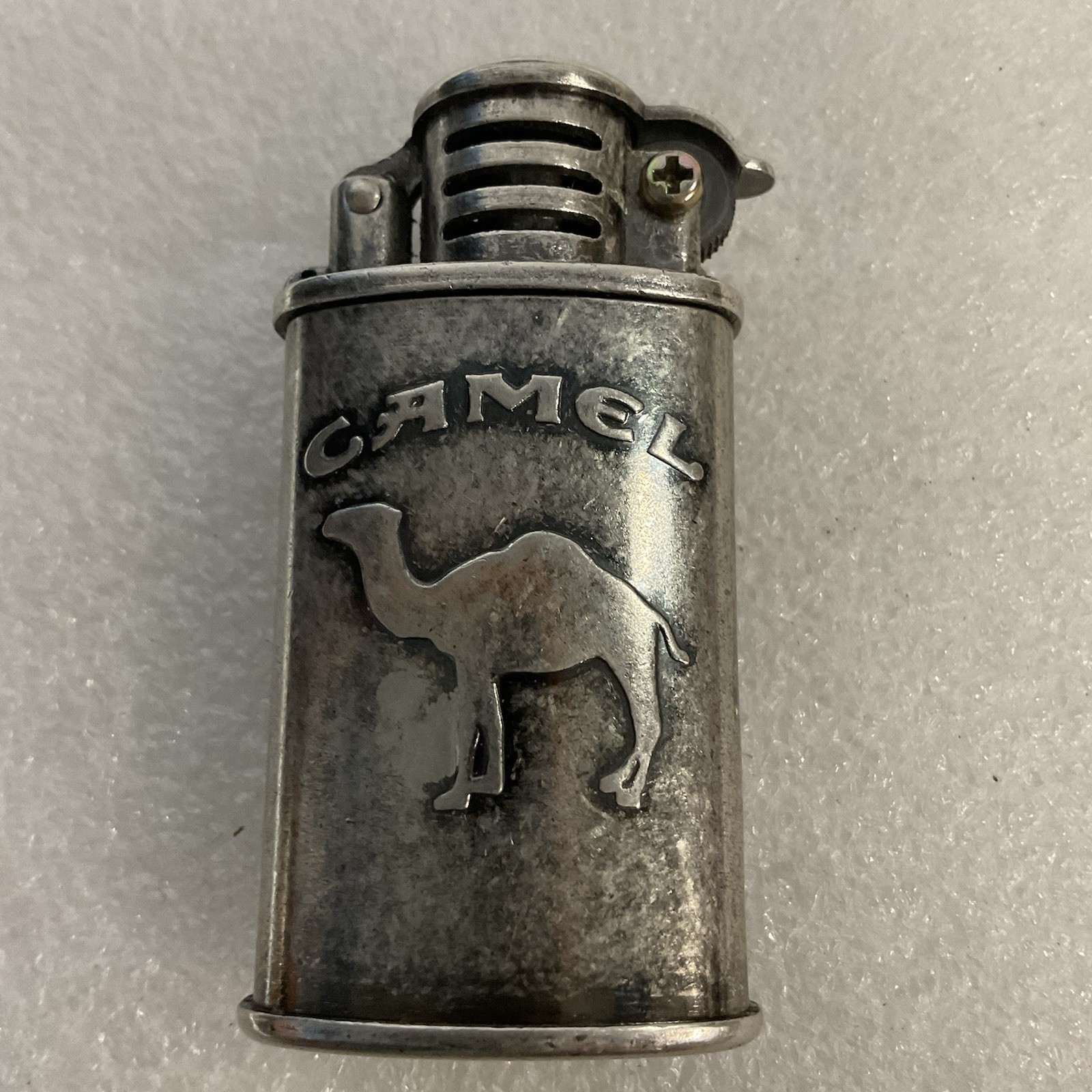 Vintage Camel Reusable Metal Pocket Lighter - Image 1