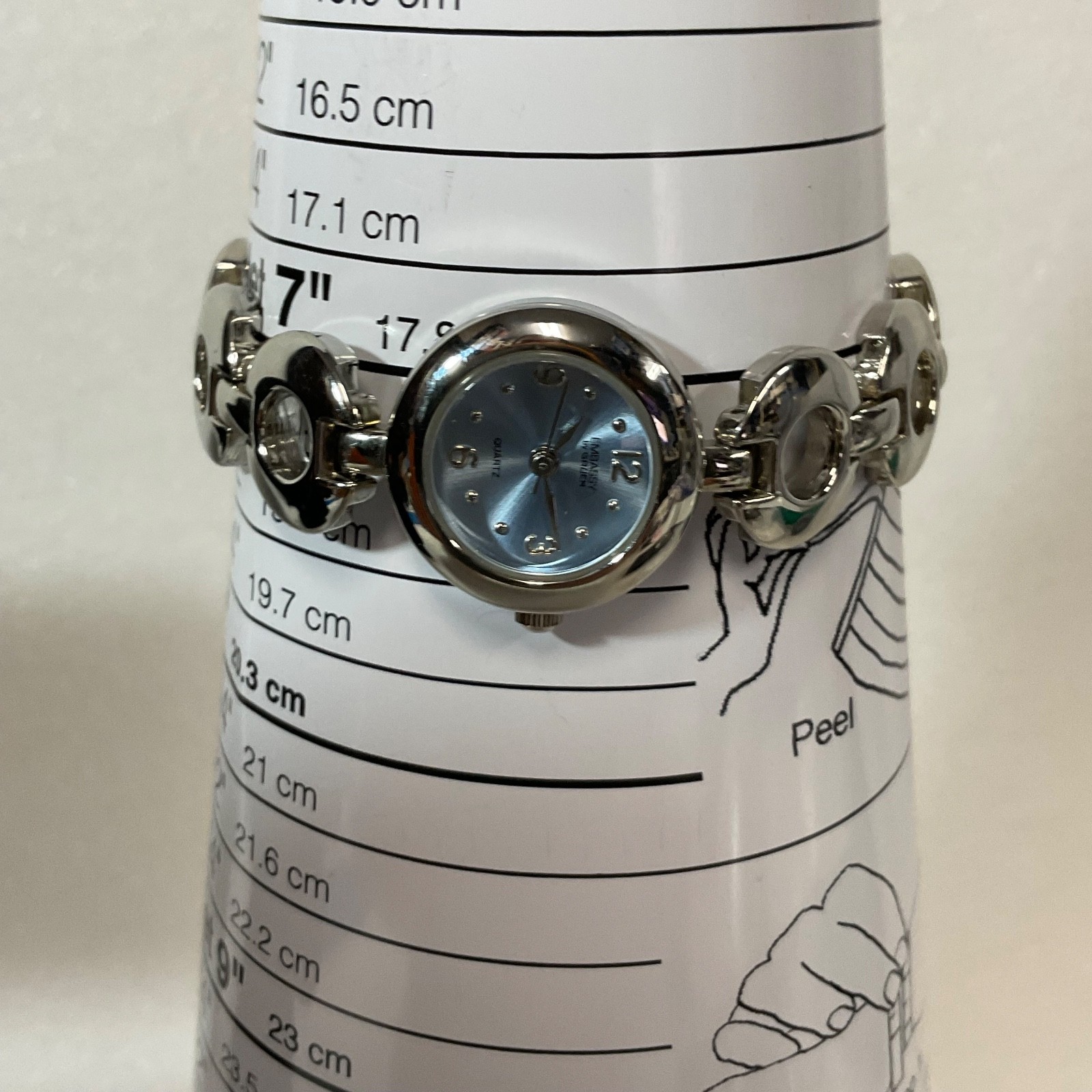 Embassy by Gruen Women’s Silver Tone Quartz Watch 7in Bracelet Link 41.3g Japan - Image 12