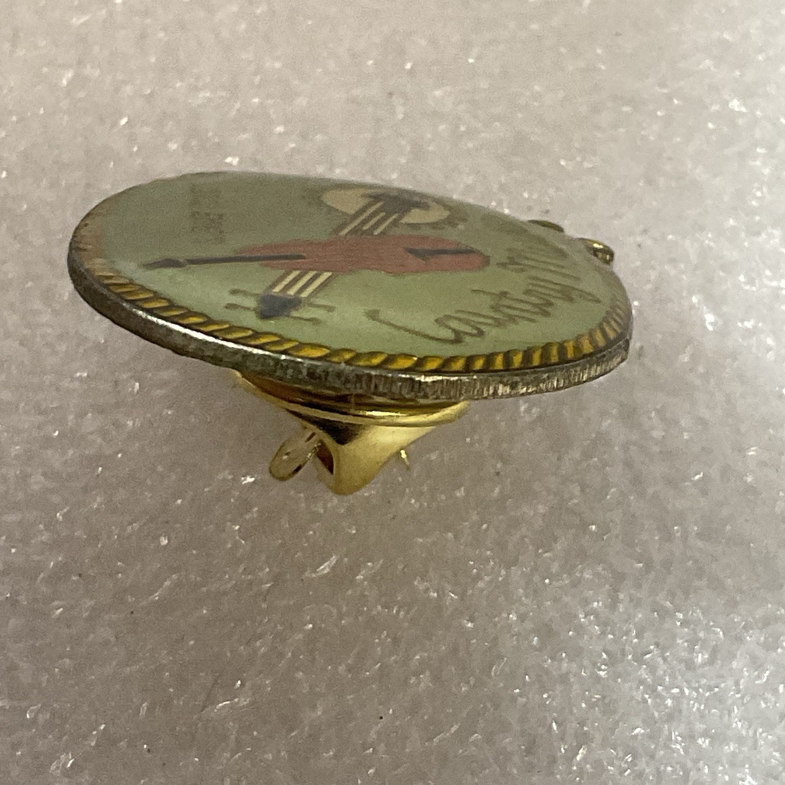 Love That Country Music Banjo & Fiddle Vtg 1” Pin Pinback GnuCollectibles - Image 5