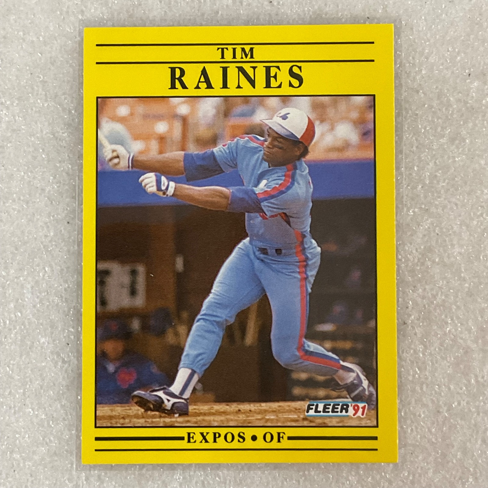 1989-1991 MLB Baseball 10 Card Lot Tim Raines Samuel Fleer Topps - Image 9