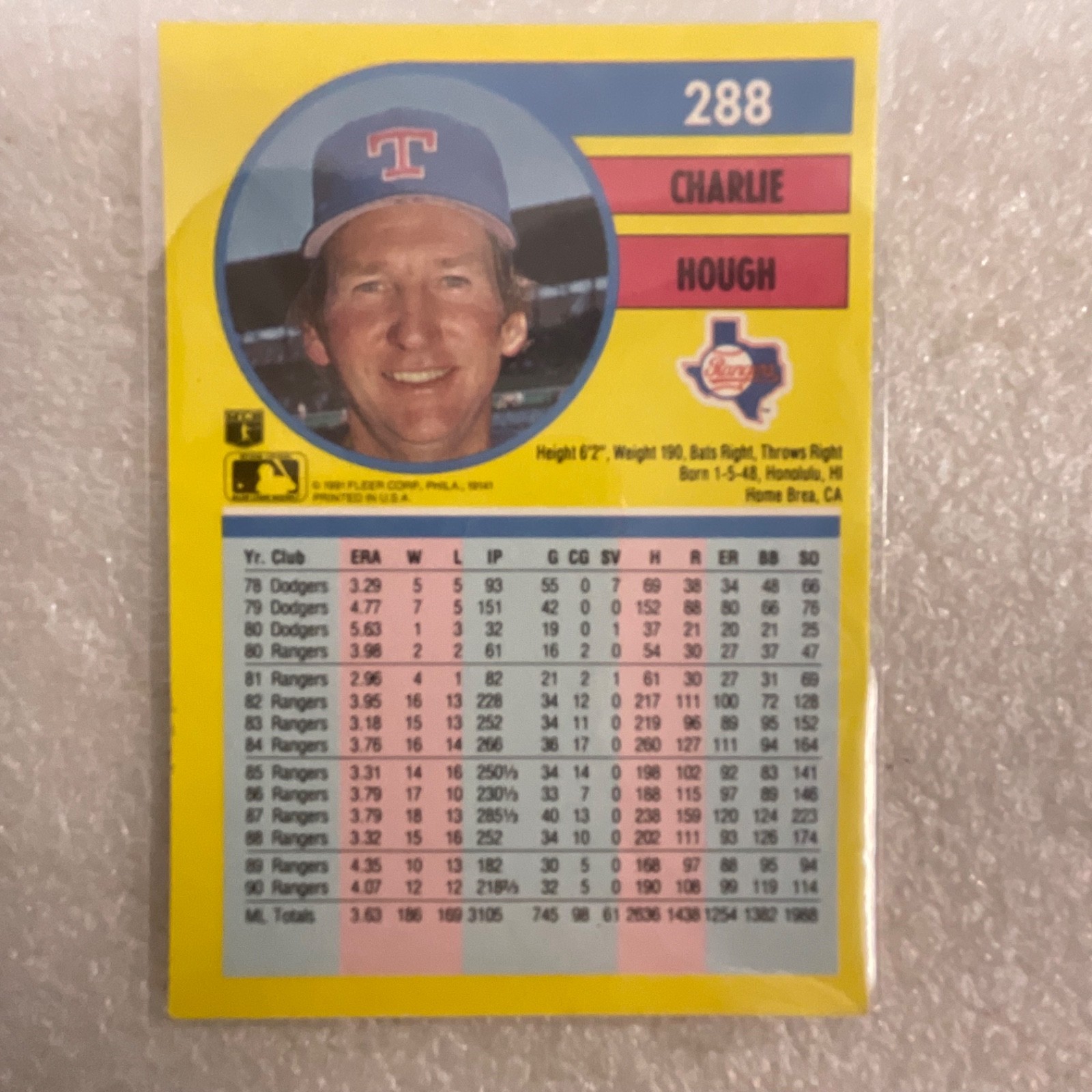 1989-1991 MLB Baseball 10 Card Lot Tim Raines Samuel Fleer Topps - Image 17