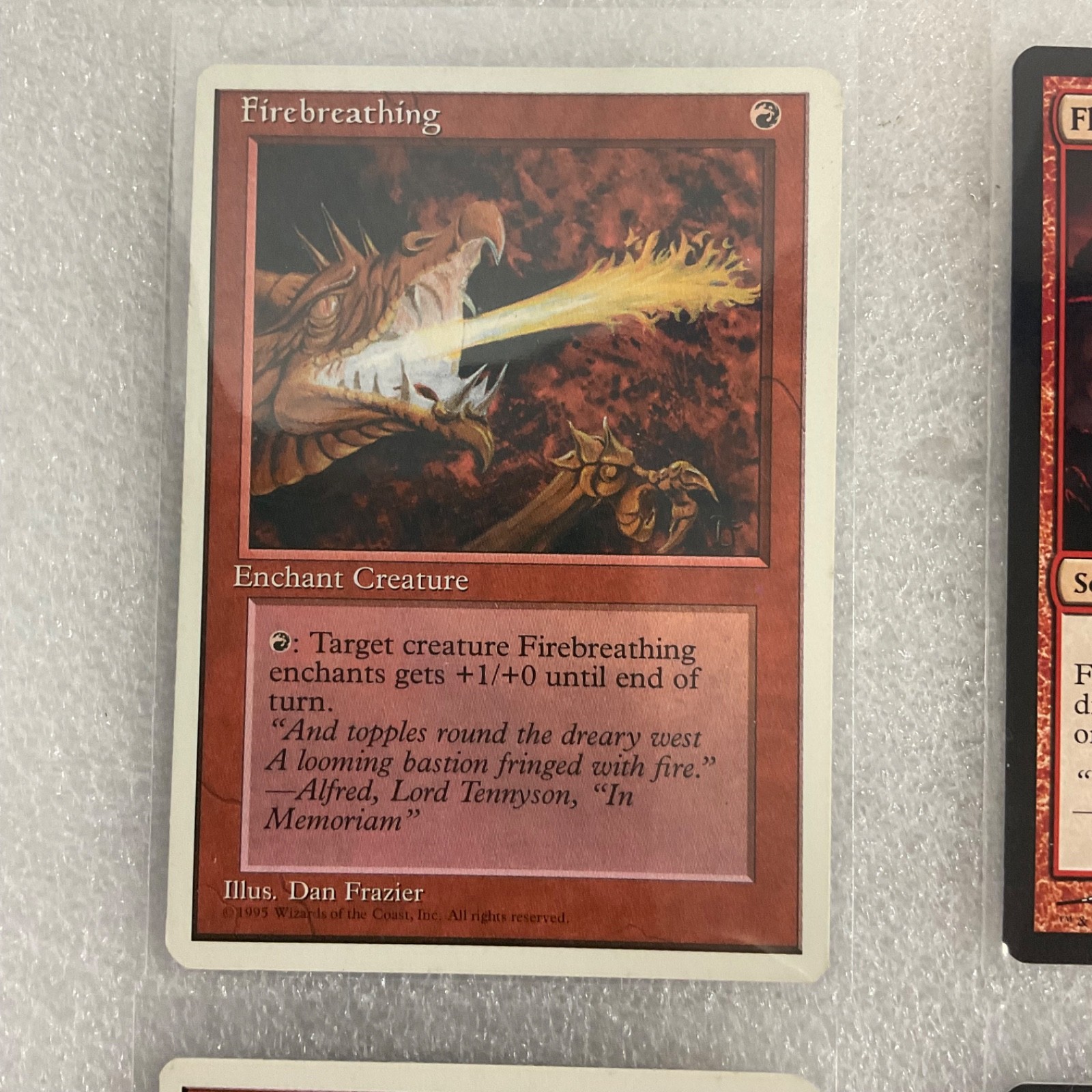 MTG 20 Card Red Lot Flames Firebrand Firebreathing Mixed Sets Vintage - Image 3