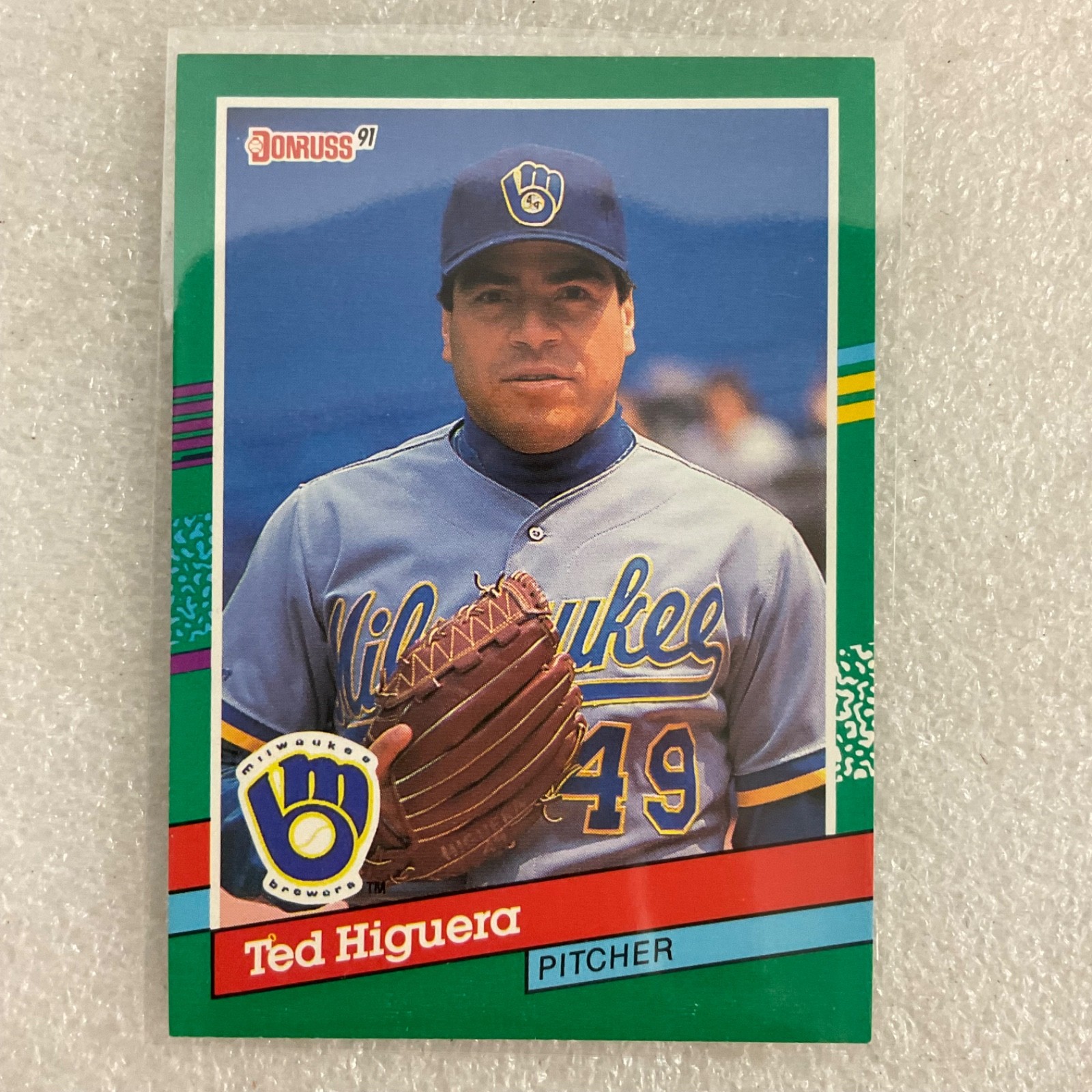 1991 MLB 10 Card Lot Donruss Topps Score Myers Drabek Higuera - Image 4