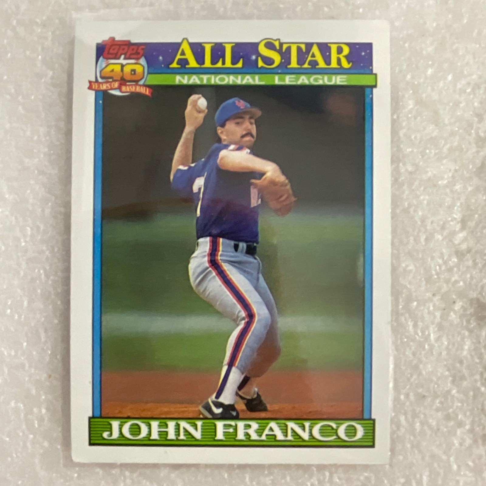 1991 Topps Baseball 10 Card Lot Franco Moyer Darling Hough Kittle - Image 6