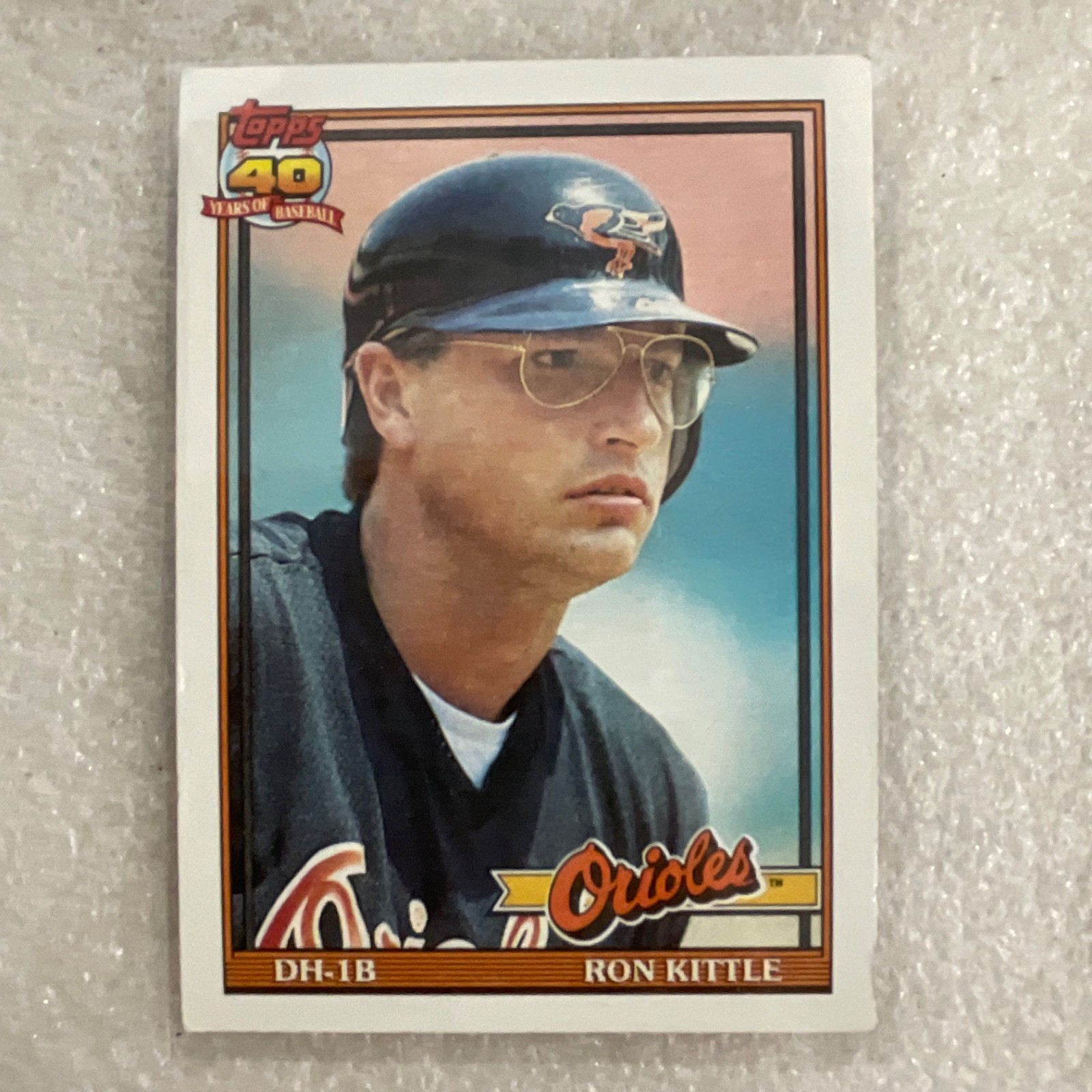 1991 Topps Baseball 10 Card Lot Franco Moyer Darling Hough Kittle - Image 8