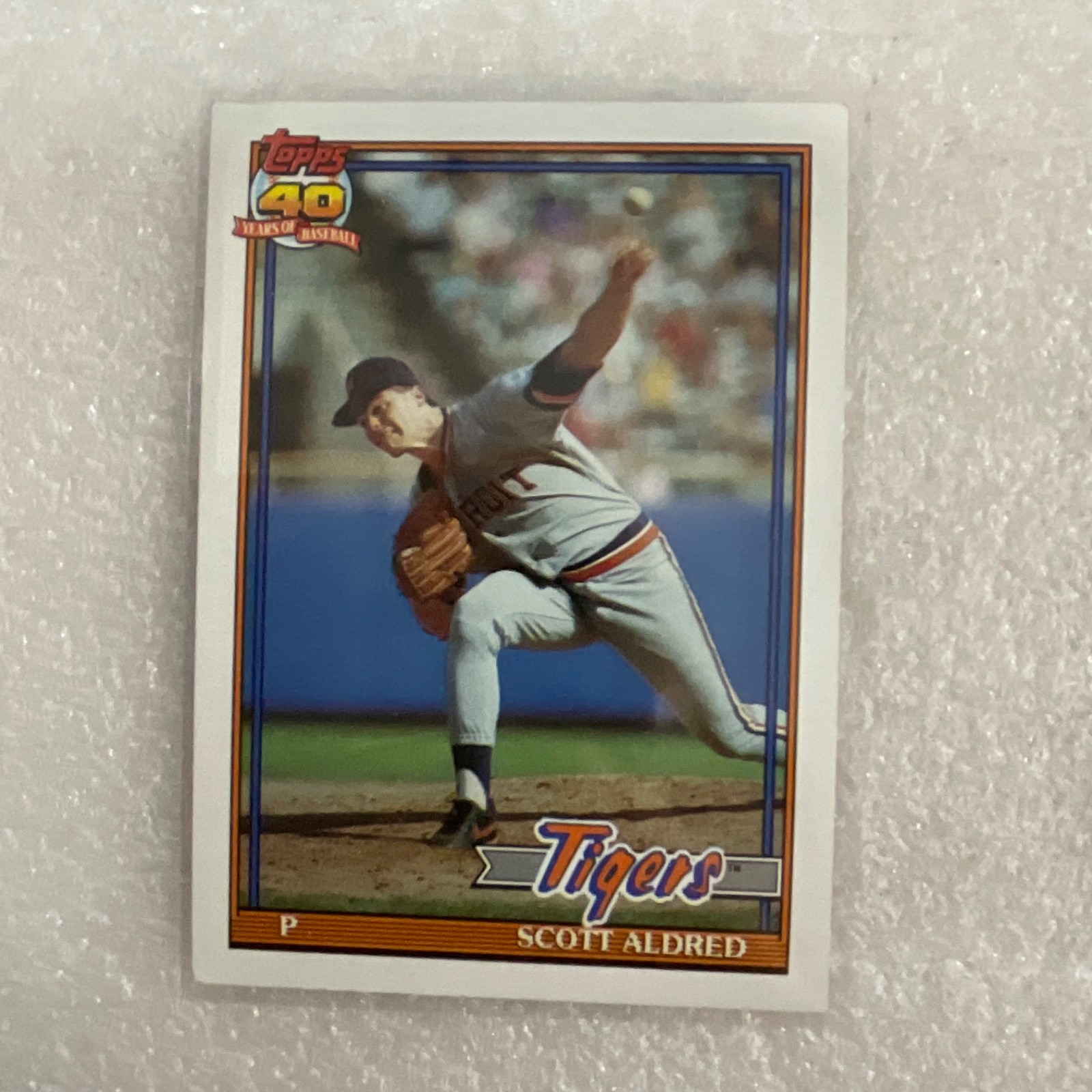 1991 Topps Baseball 10 Card Lot Franco Moyer Darling Hough Kittle - Image 10
