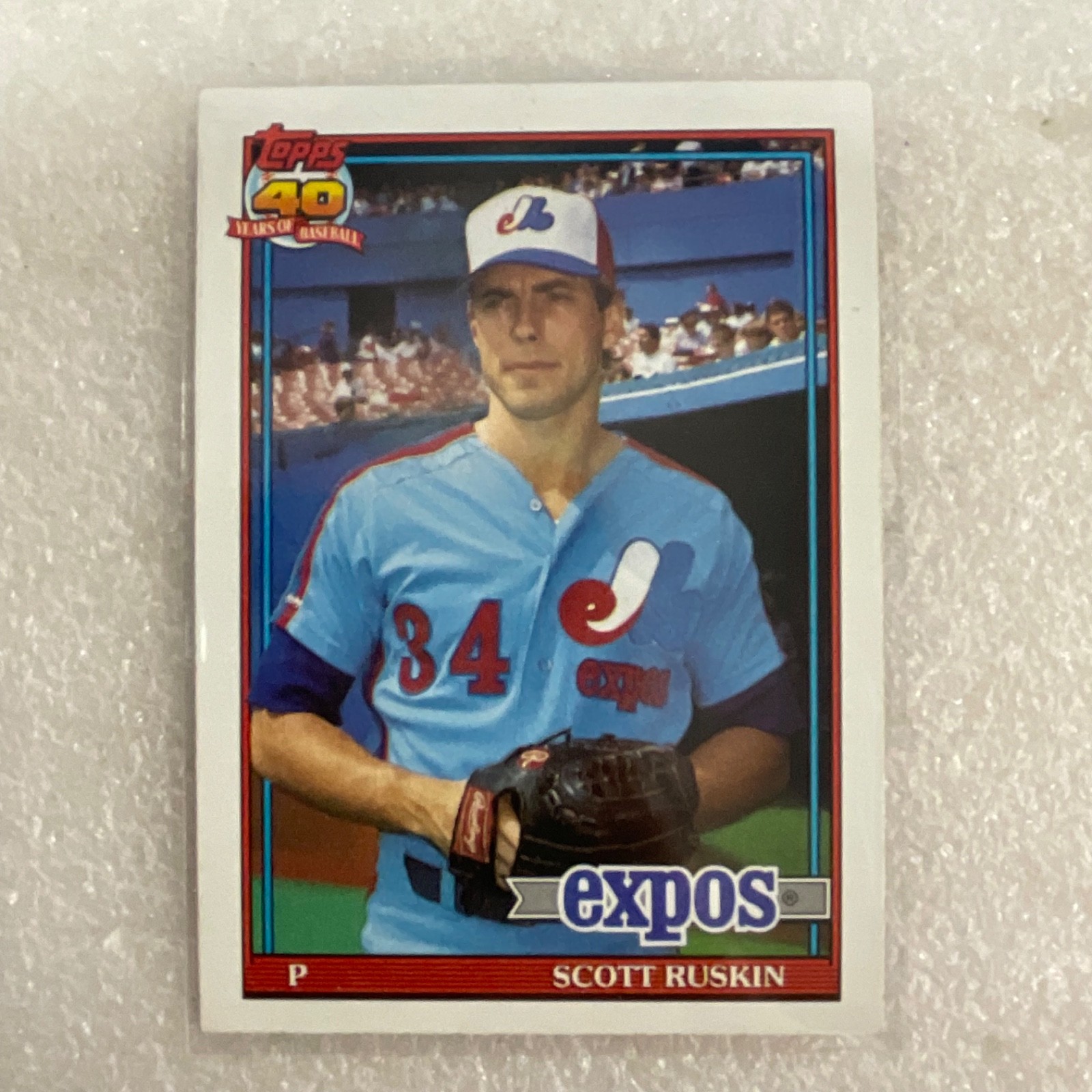 1991 Topps Baseball 10 Card Lot Franco Moyer Darling Hough Kittle - Image 12