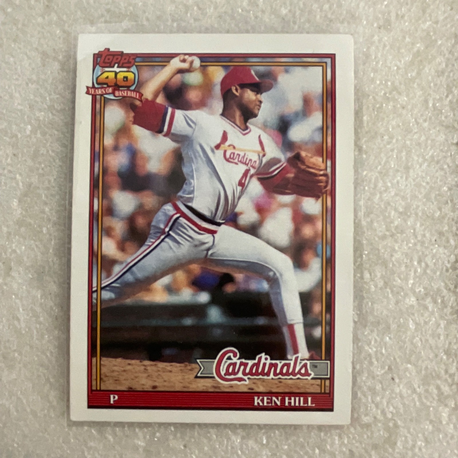 1991 Topps Baseball 10 Card Lot Franco Moyer Darling Hough Kittle - Image 7