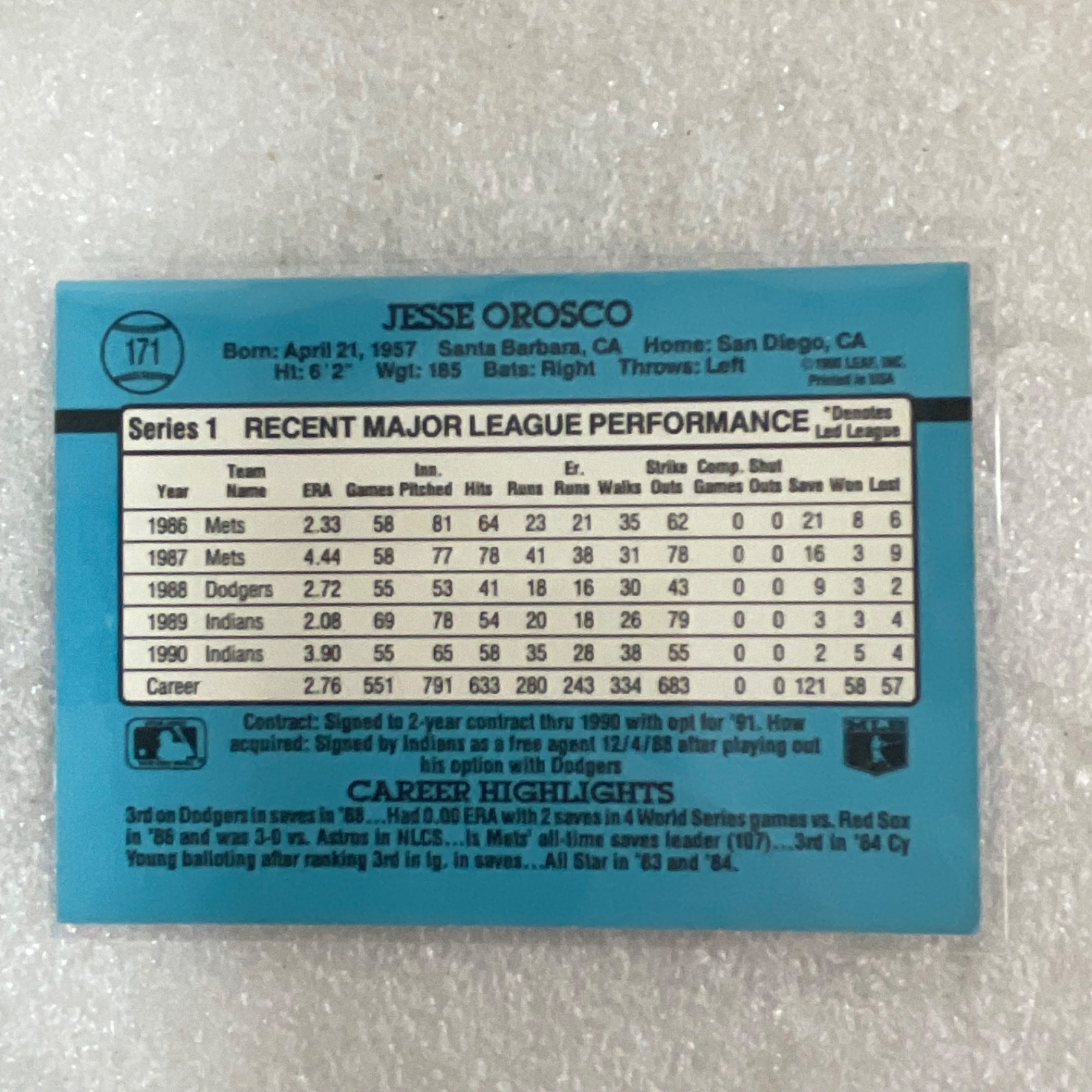 1991 MLB 10 Card Lot Donruss Topps Score Myers Drabek Higuera - Image 19