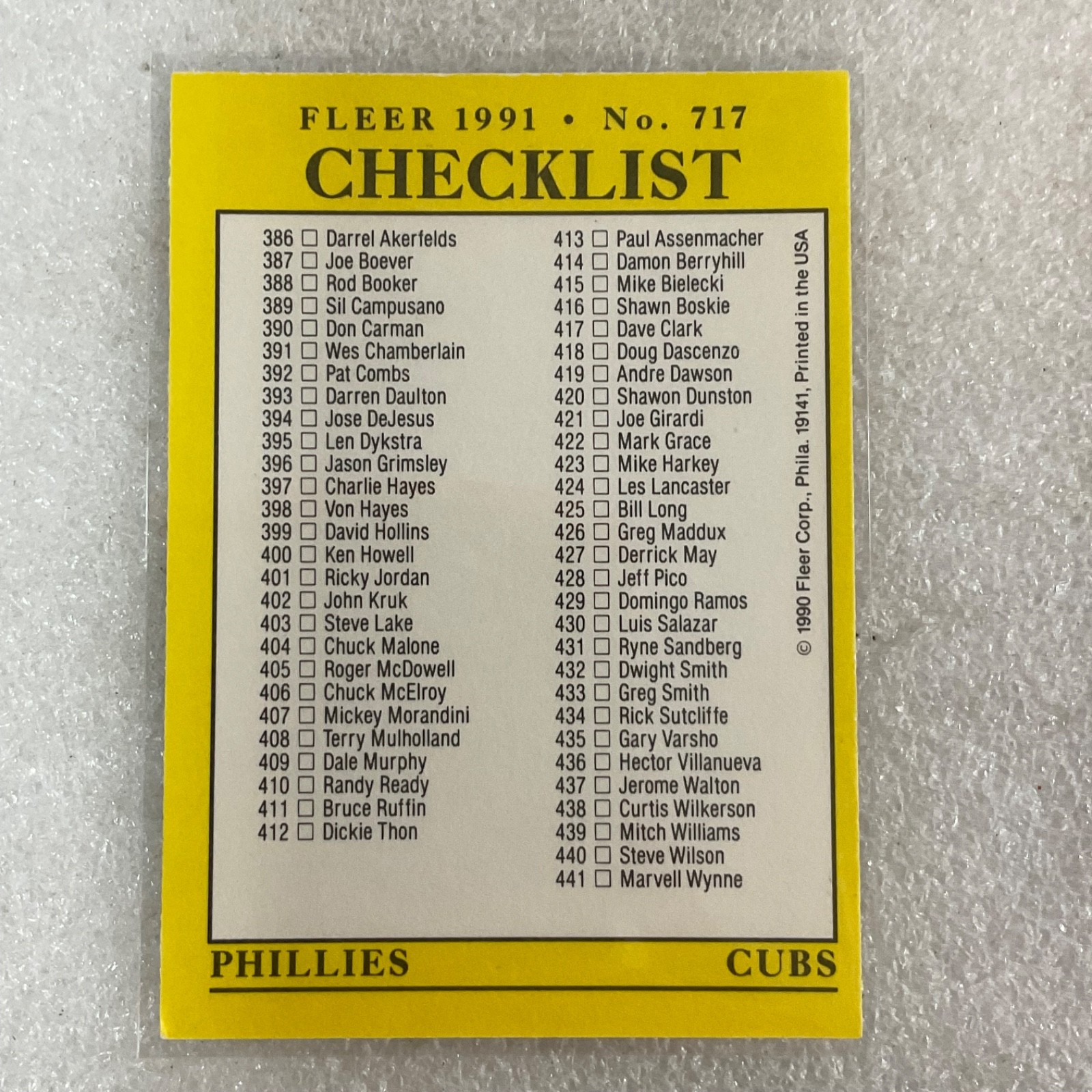 1991 MLB Baseball 10 Card Lot Fleer Donruss Murray Cone Osteen - Image 8