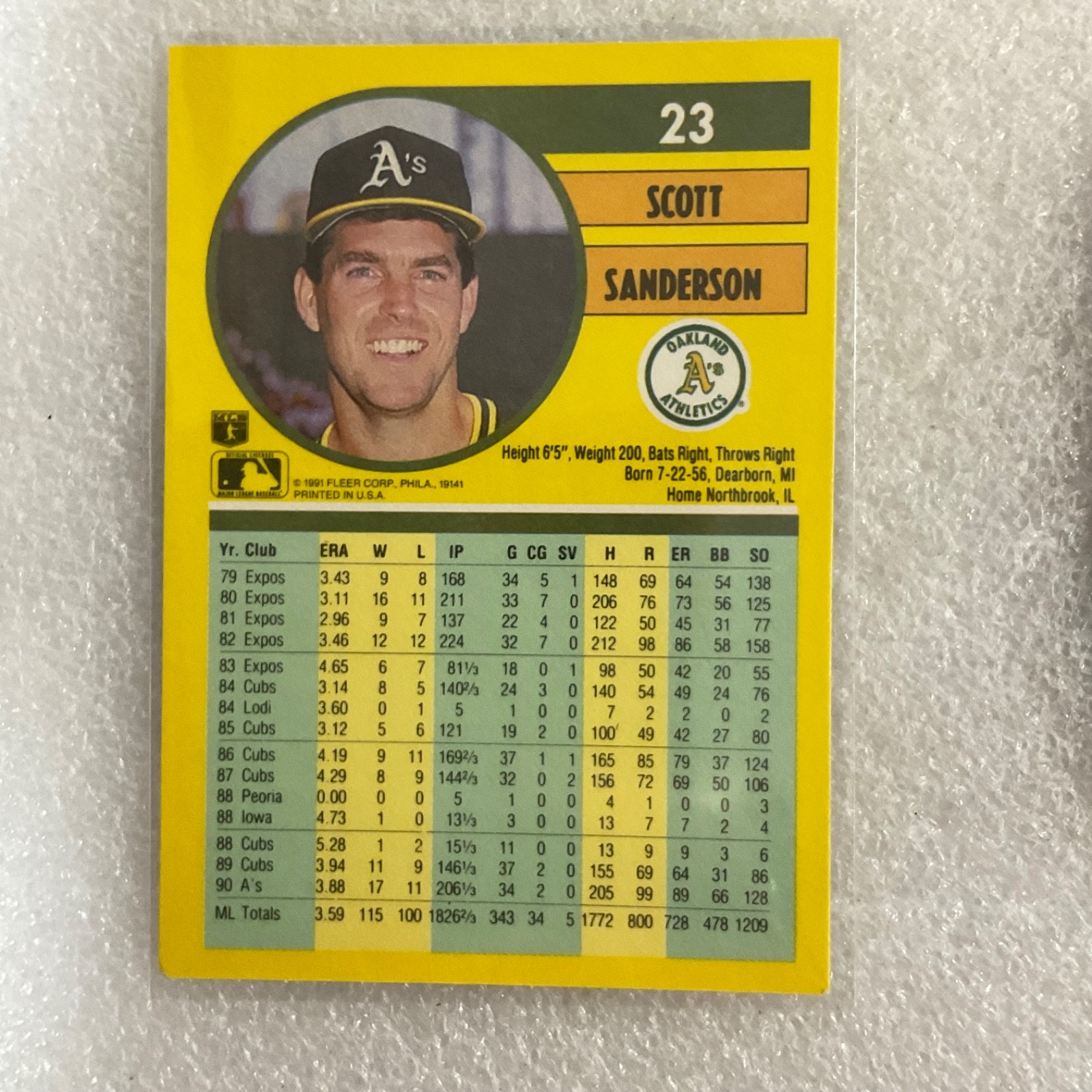 1991 MLB Baseball 10 Card Lot Fleer Donruss Murray Cone Osteen - Image 20