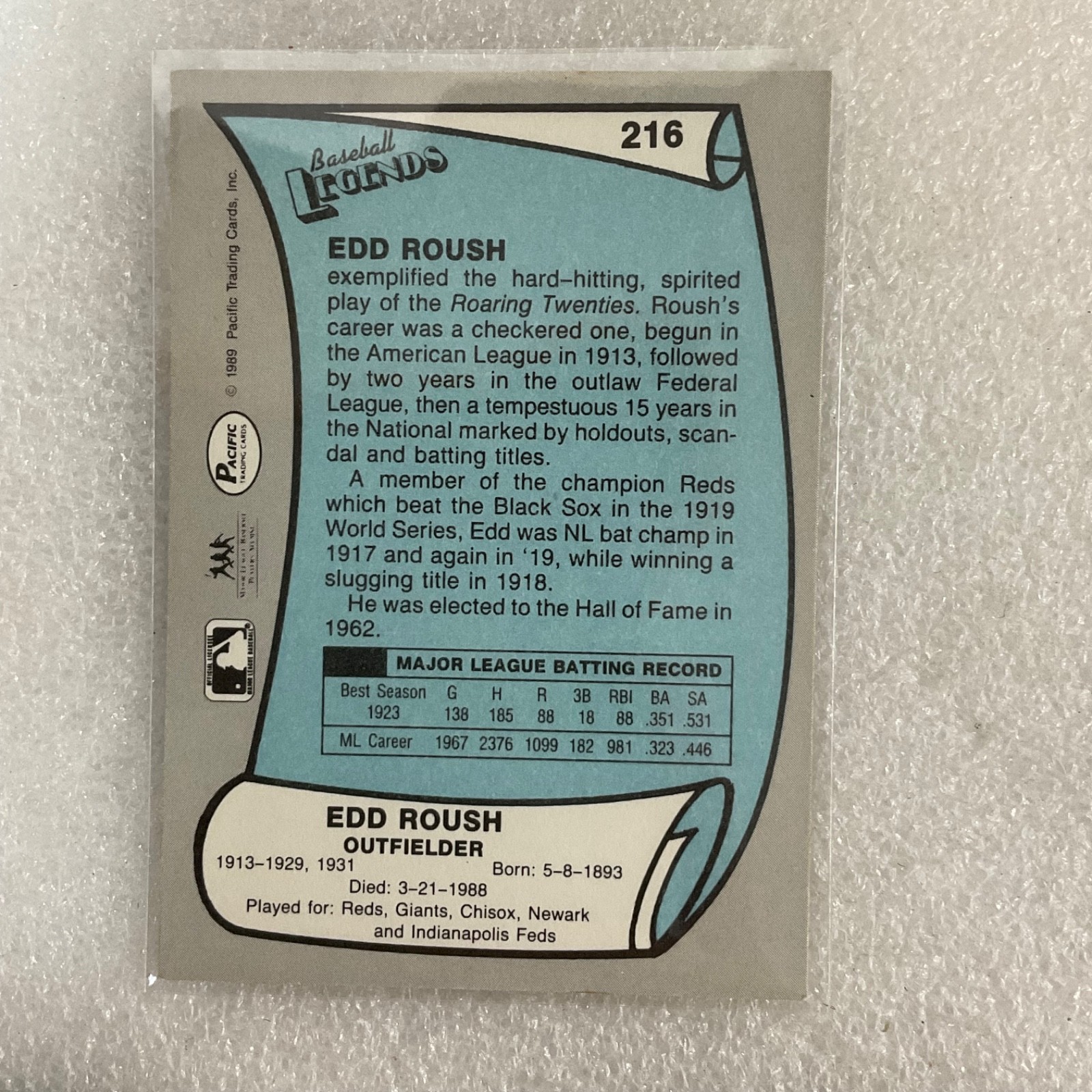 1989-1991 Baseball 10 Card Lot Ted Williams Roush Sewell Fleer Topps - Image 13